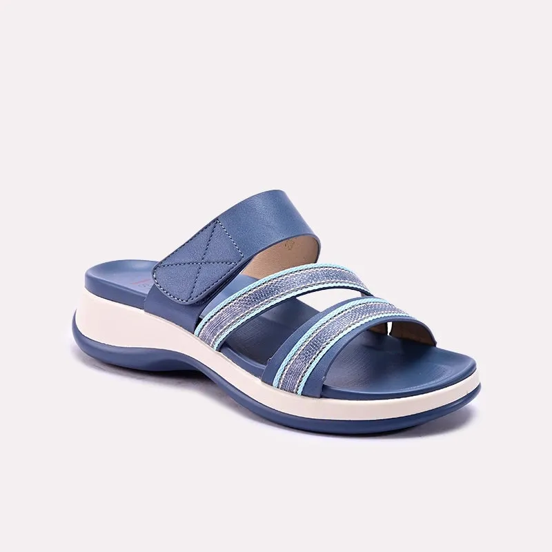 Slip On Everyday Blue Soft Casual Slippers 0413192