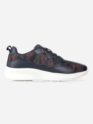 Sneaker Socks Men's Navy Grey Textured Sneakers IX7133
