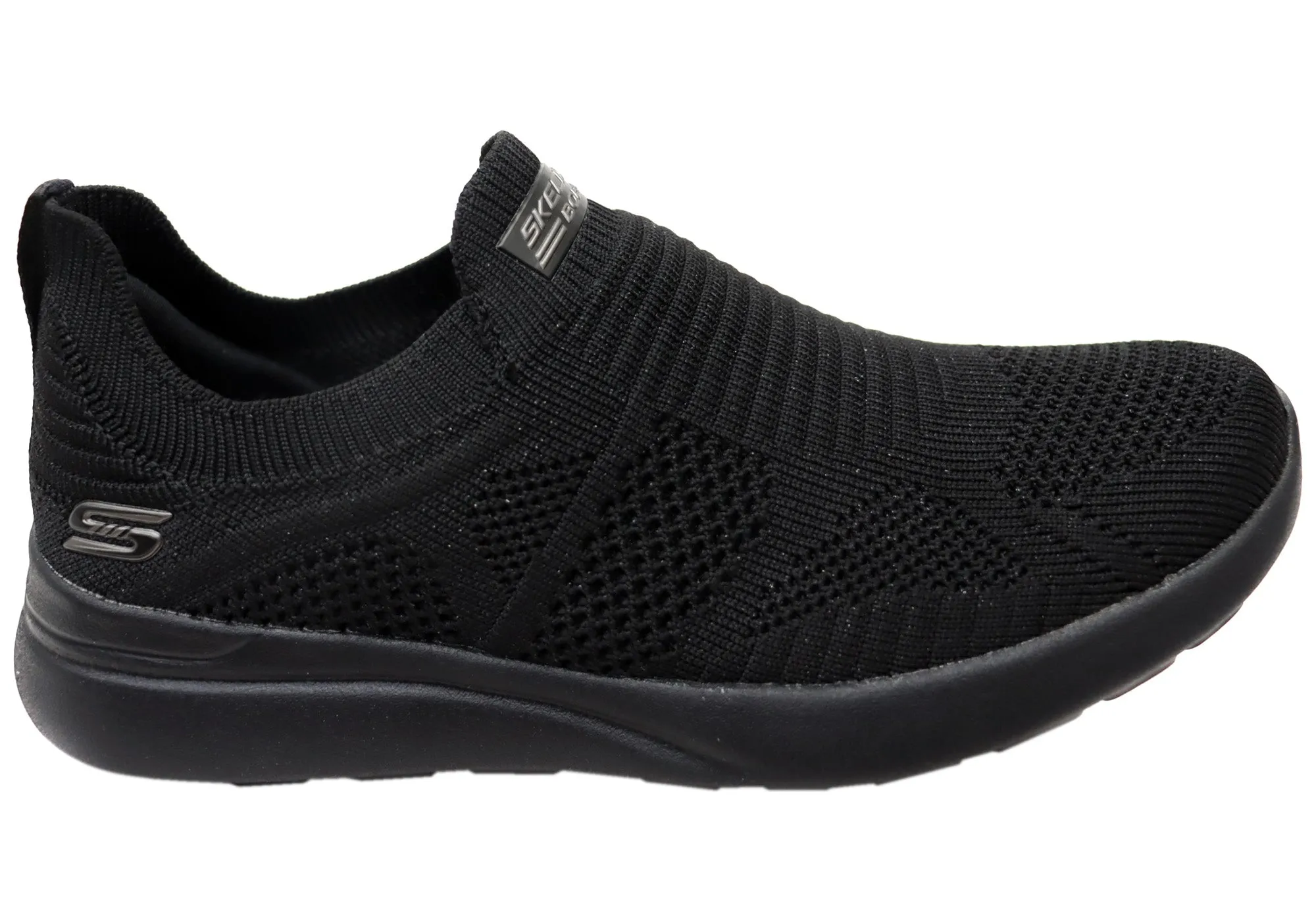 Skechers Womens BOBS Milano Purely Radiant Comfortable Slip On Shoes All-day Traction