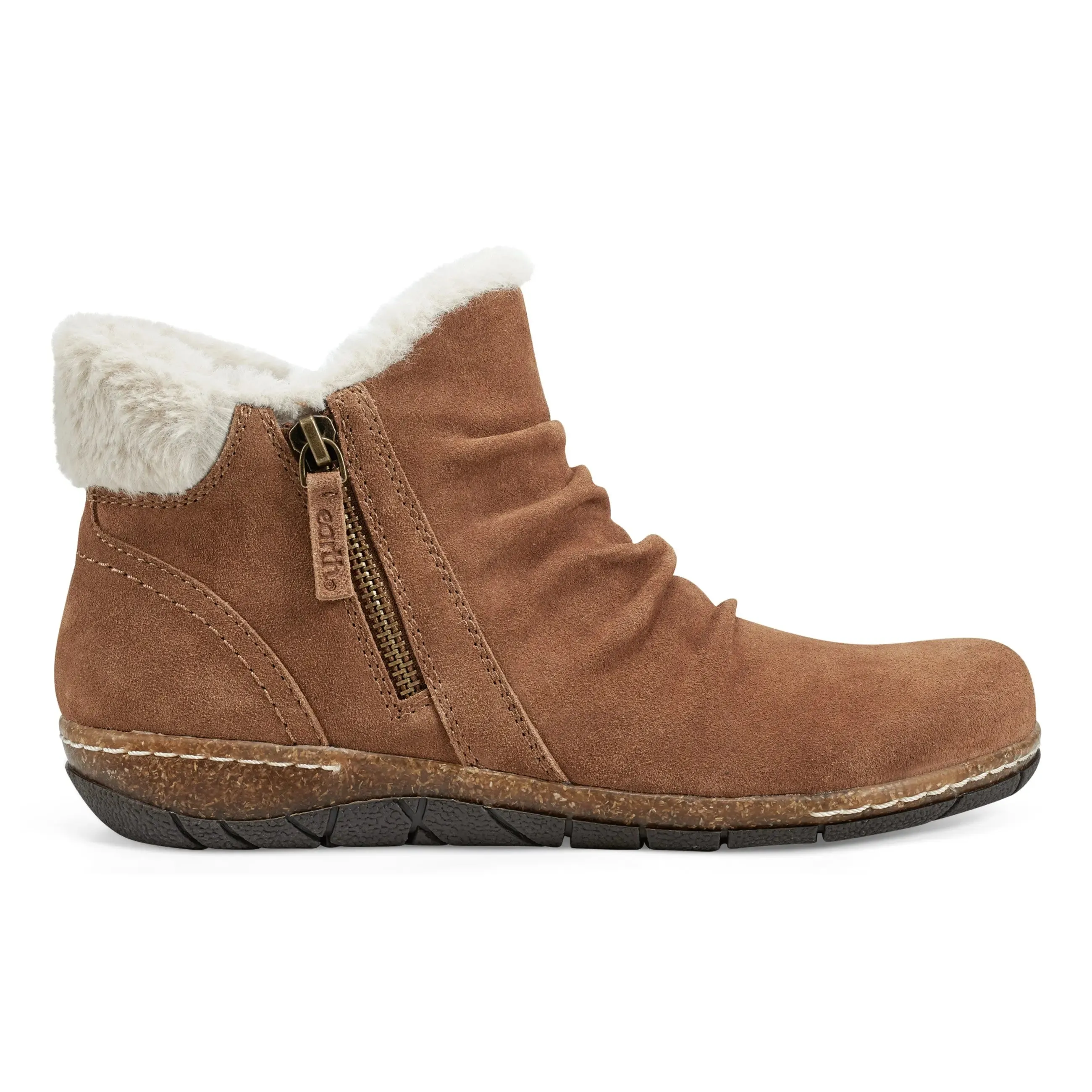 Satin Glow Soft Eric Round Toe Cold Weather Casual Booties