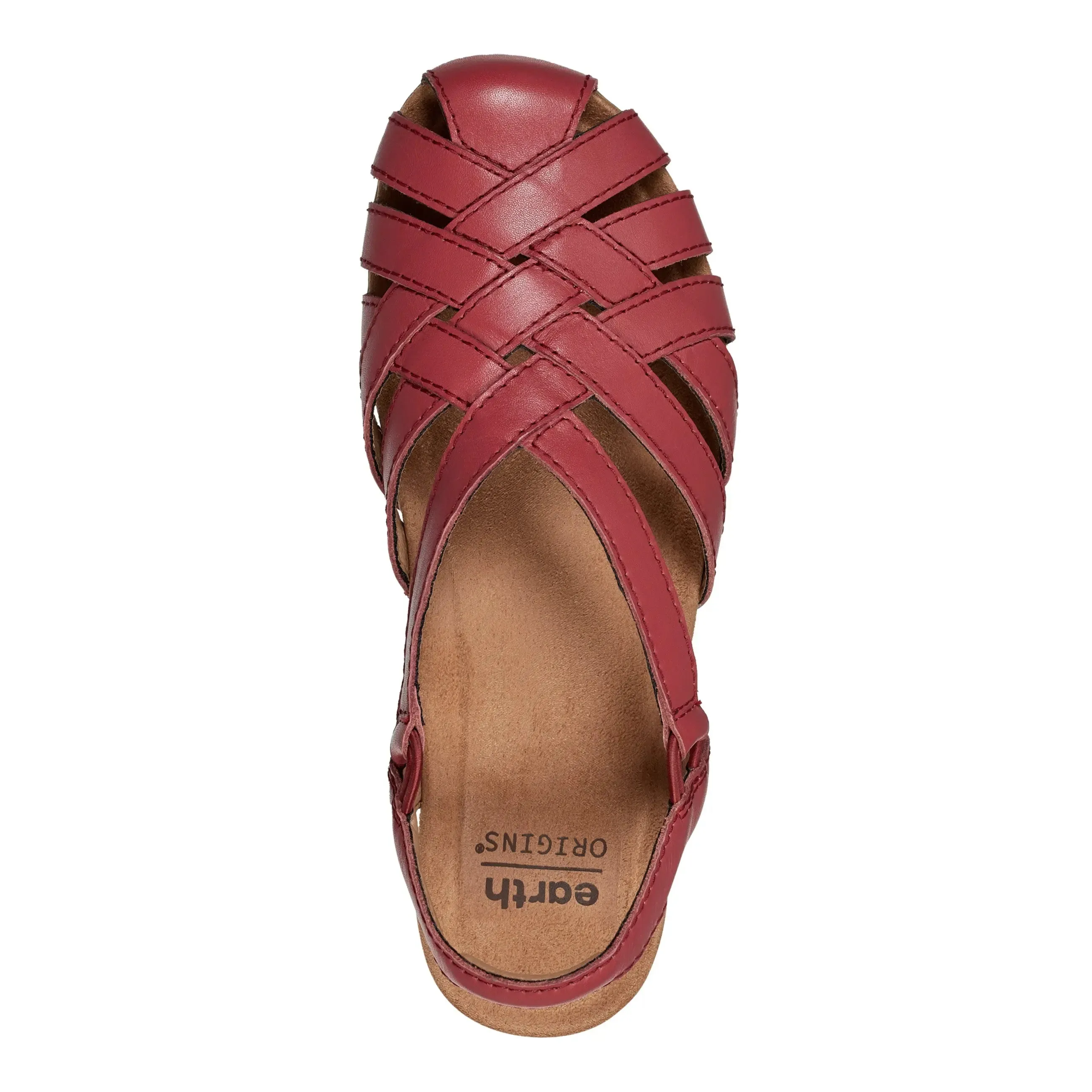 Berri Woven Casual Round Toe Slip-on Sandals Running Ankle wrap
