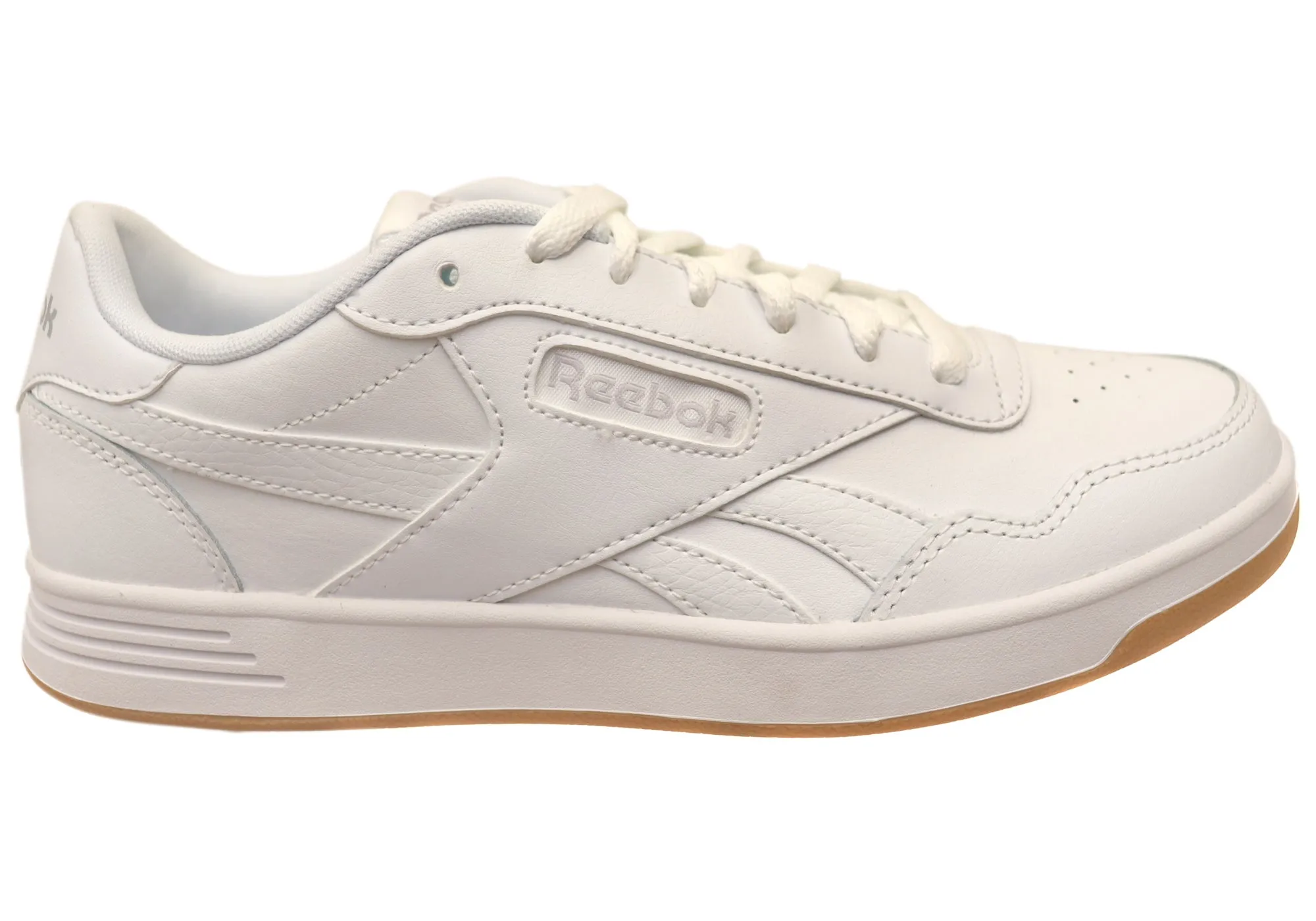 All Time Reebok Court Advance Mens Comfortable Lace Up Leather Sneakers
