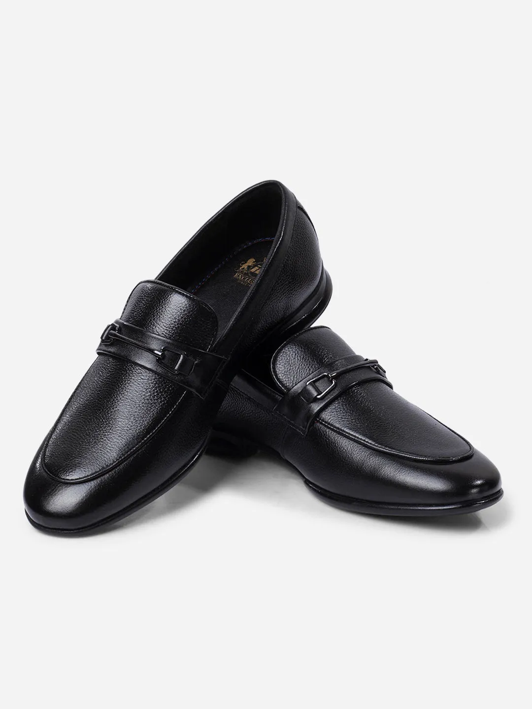 Country Club Soft Hue Men's Black Regular Toe Slip On Formal (ID2270)