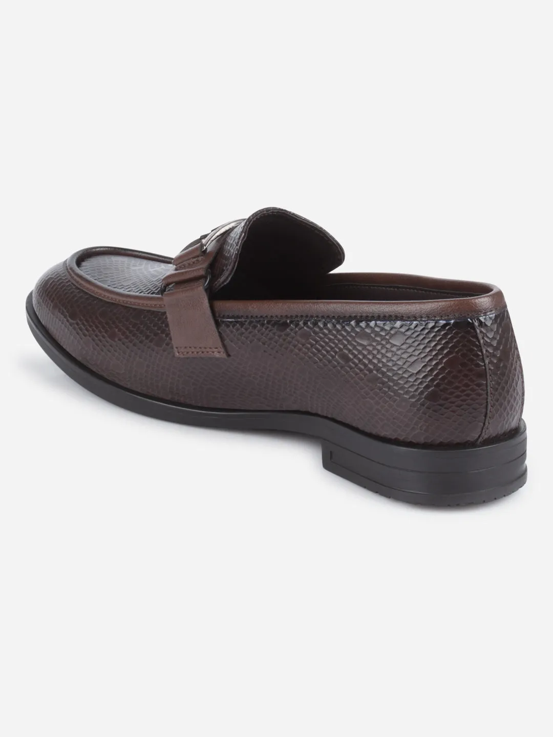 Cushion Feel Men's Brown Semi Fomal Formal Slip On (IX1088)