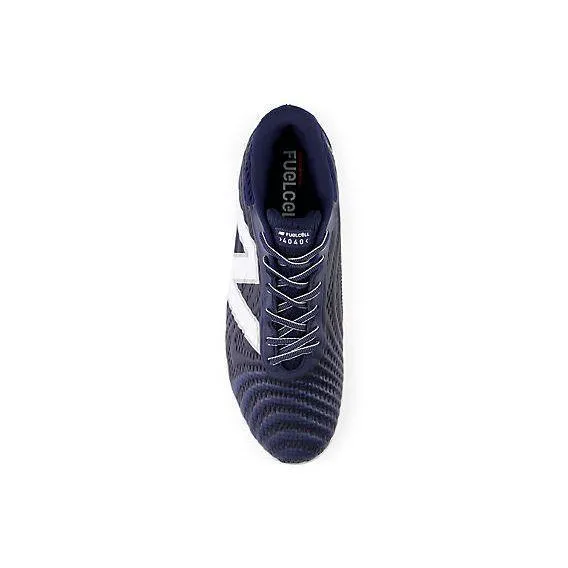 New Balance Men's FuelCell 4040 V7 Metal Baseball Cleats - Team Navy / Optic White - L4040TN7 Modern Bold