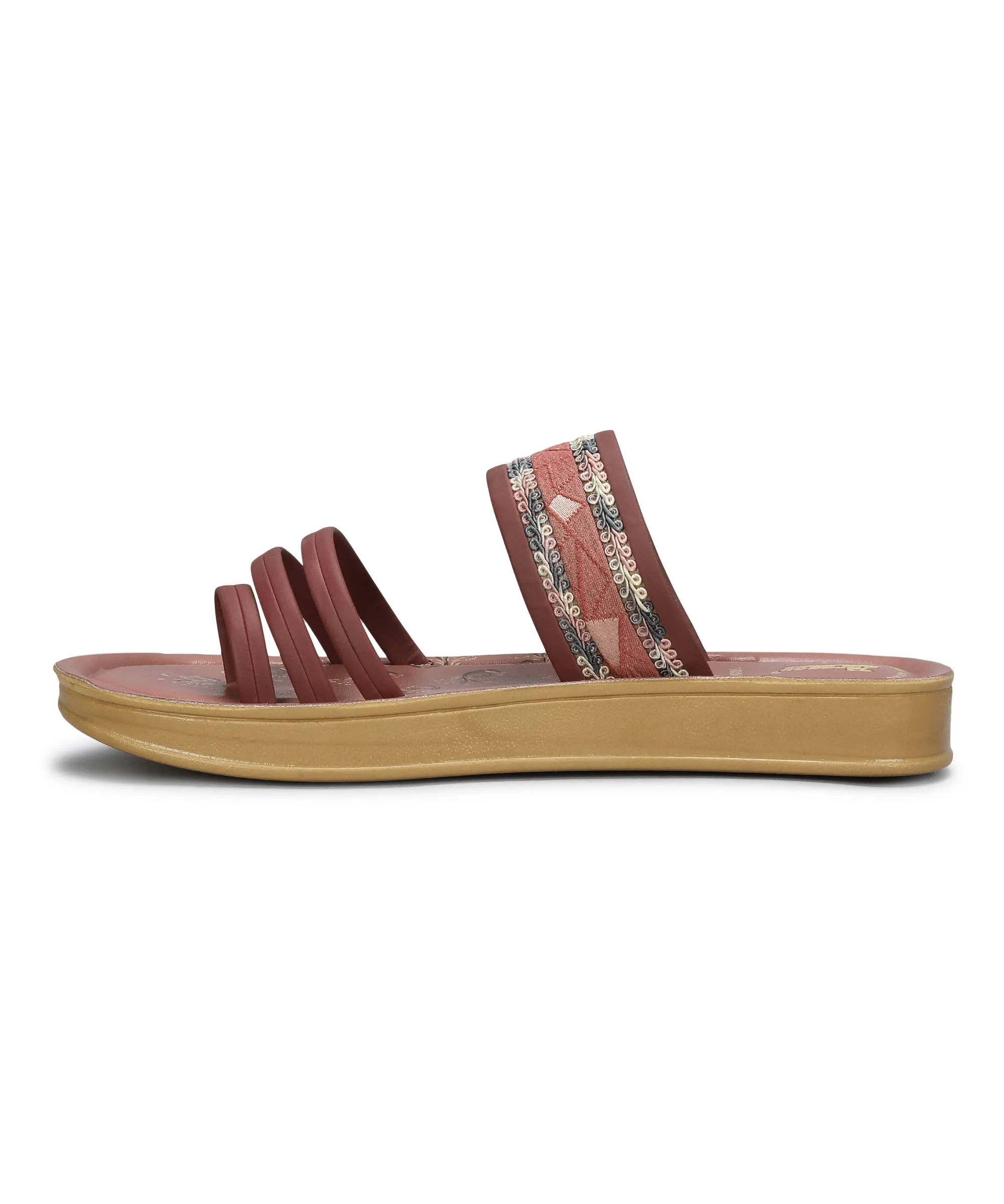 Paragon Women's Slip On Flat Fig Sandals | Durable Dailywear Sandals Adventure Time