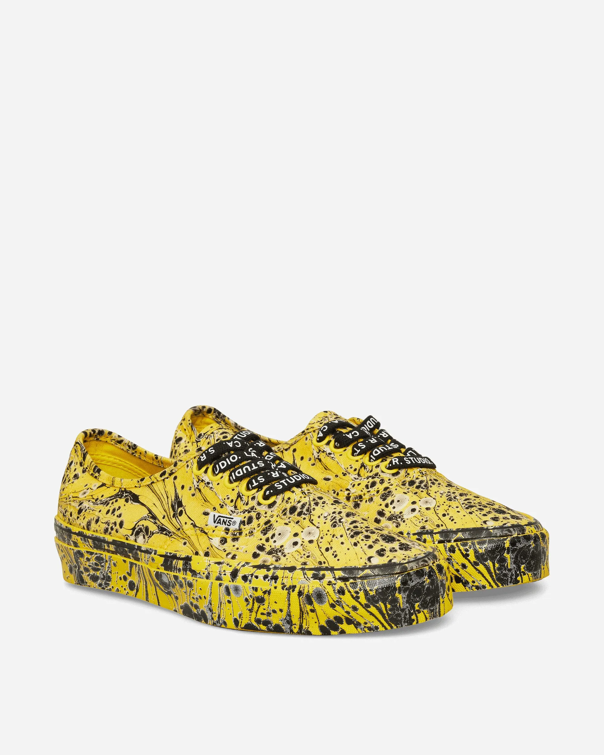 S.R. STUDIO LA.CA. Authentic Reissue 44 Vibram Sneakers Marbled / Cyber Yellow Cool Pop