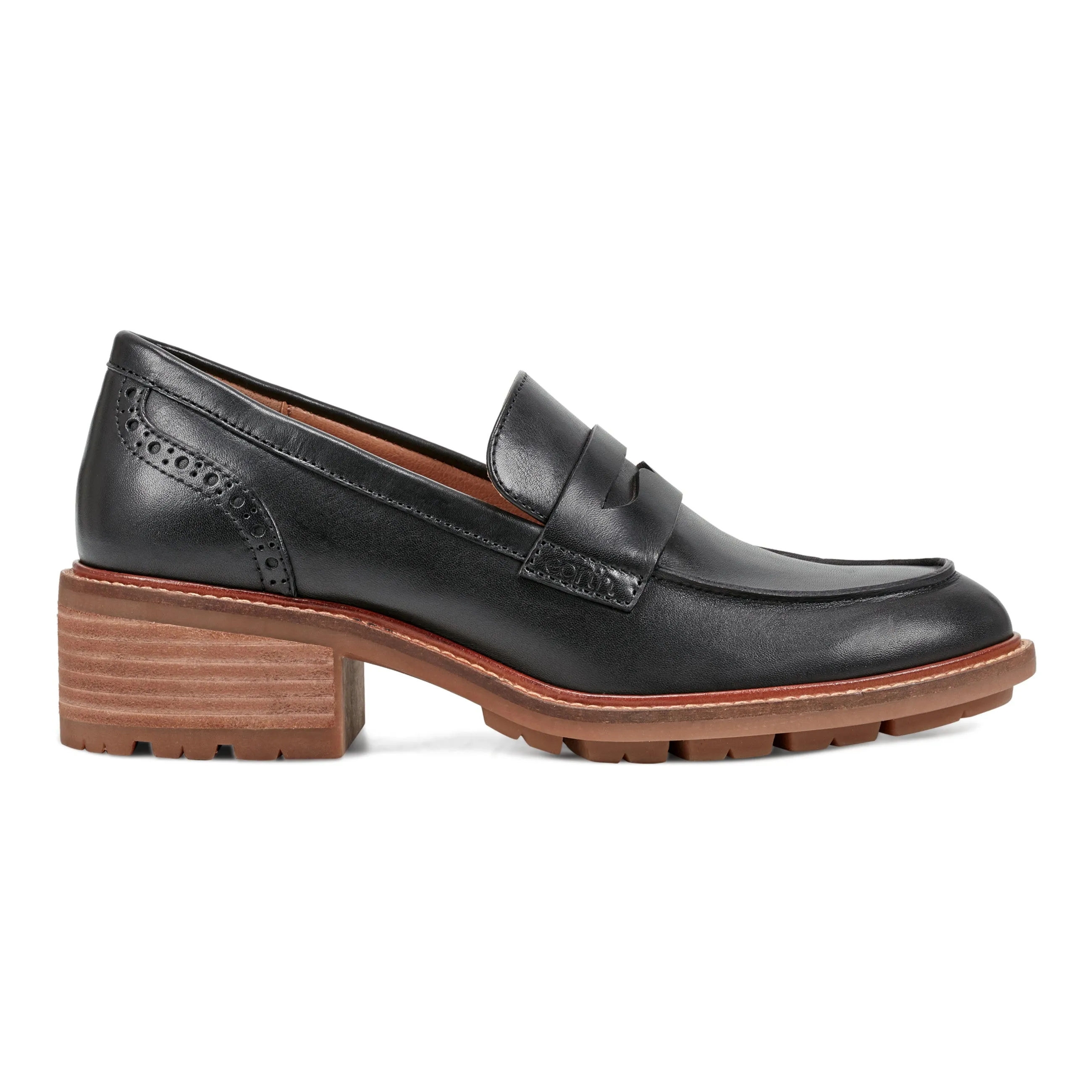 Training Lindy Almond Toe Casual Slip-on Penny Loafers
