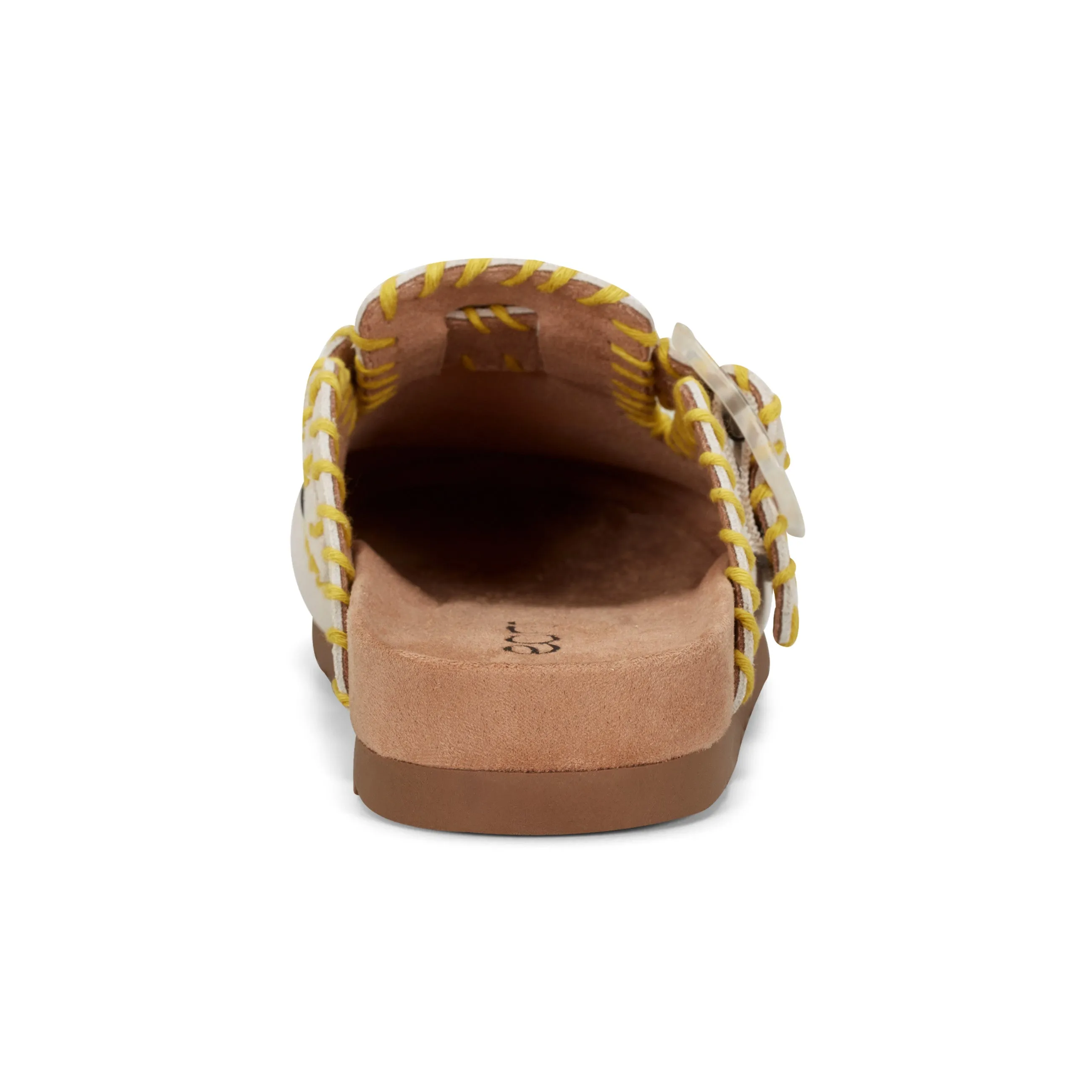 Business Mode Gena Round Toe Slip-on Flat Casual Clogs