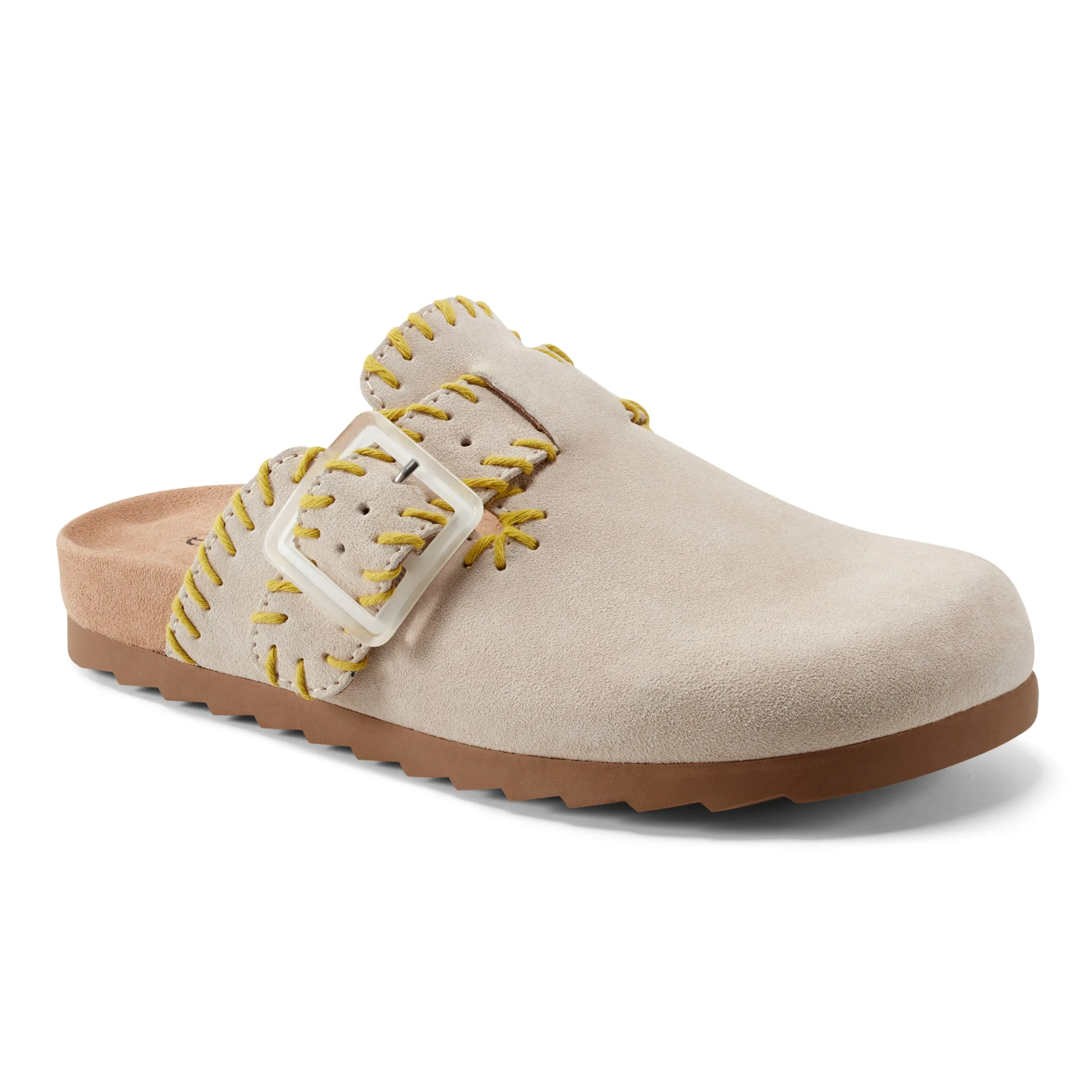 Flexible Sole Smart Fit Gena Round Toe Slip-on Flat Casual Clogs
