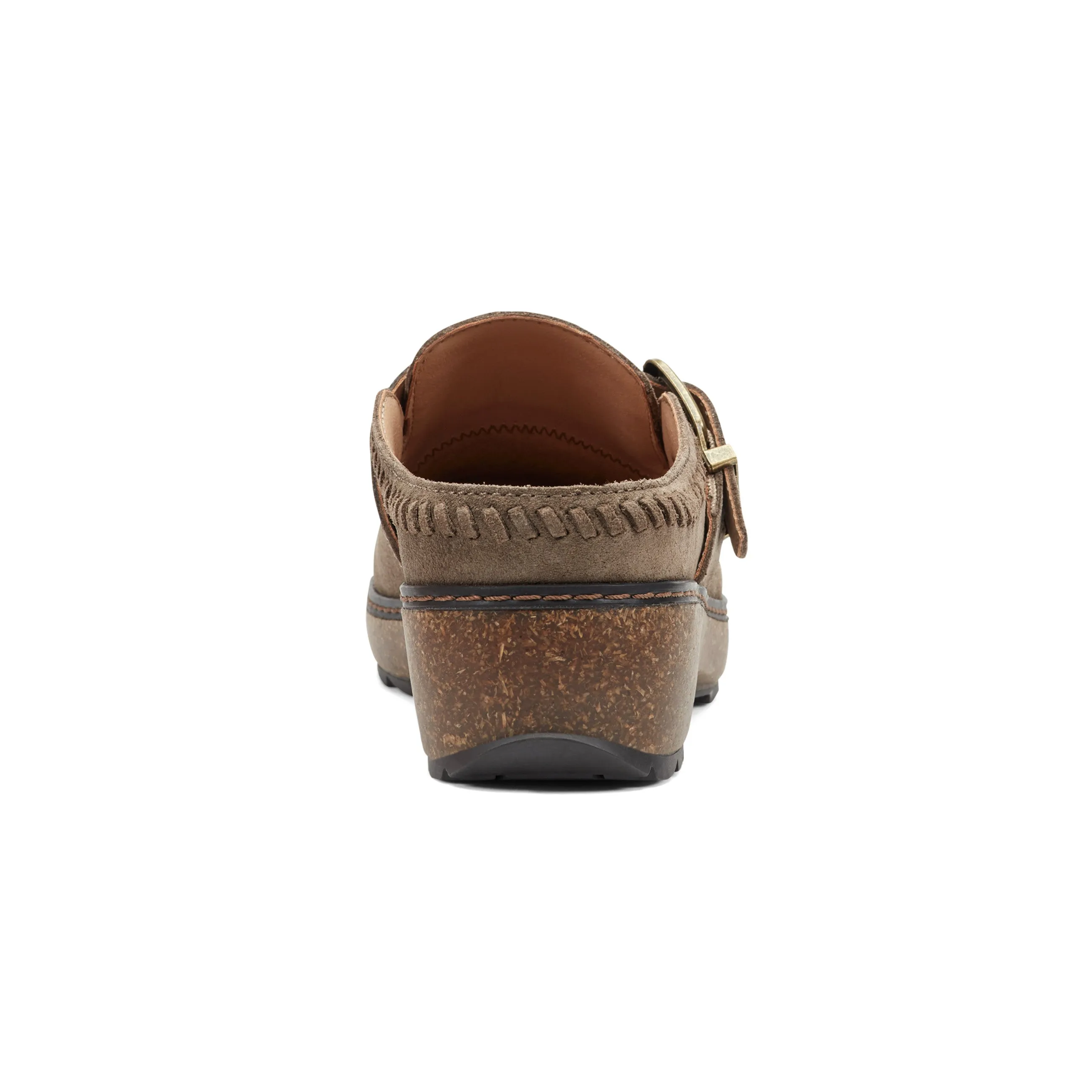 Kay Round Toe Slip-on Casual Clogs Comfortable Wear Happy Move