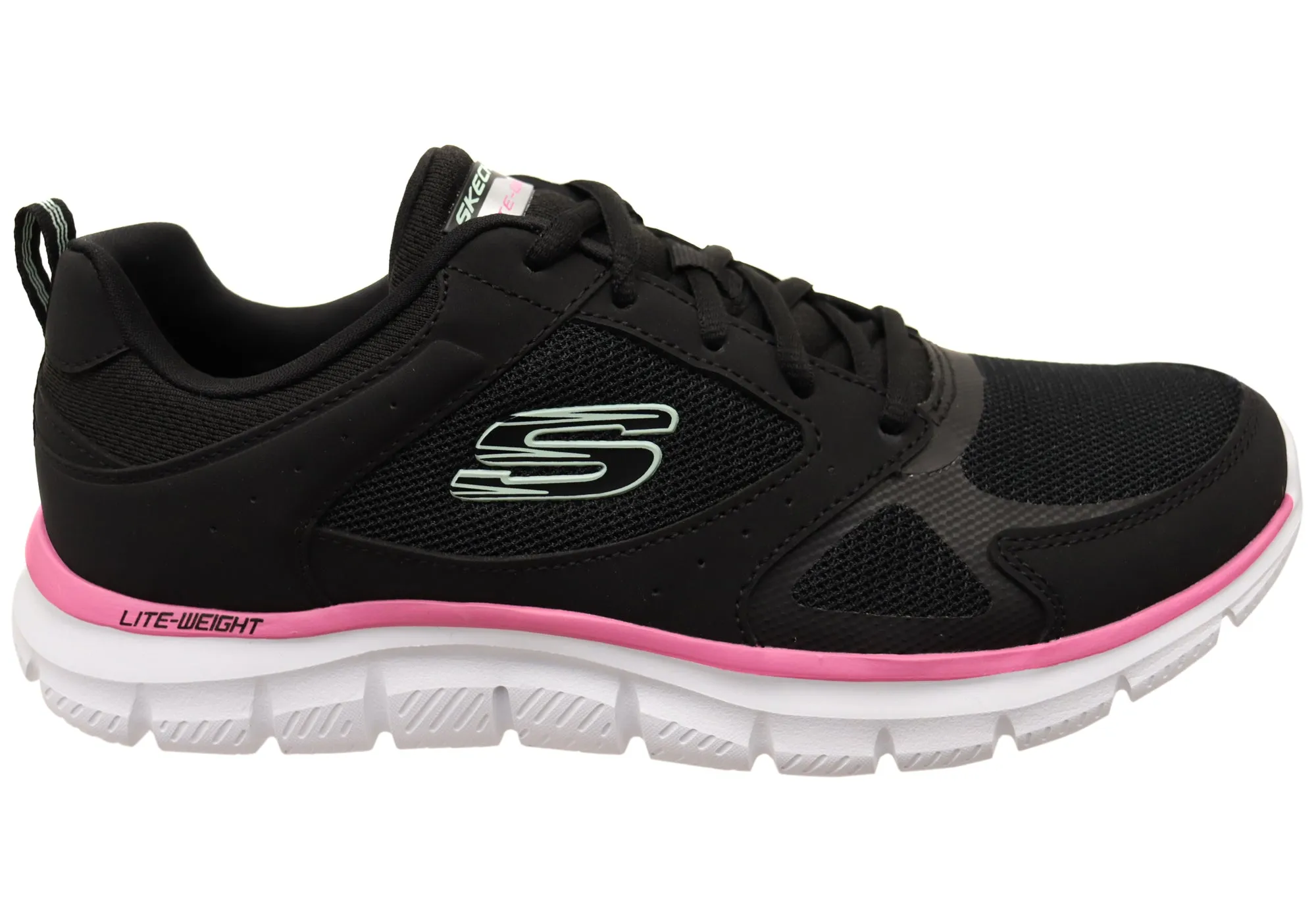 High Top Look Stitchless Seams Skechers Womens Track Grand Scene Comfortable Memory Foam Shoes