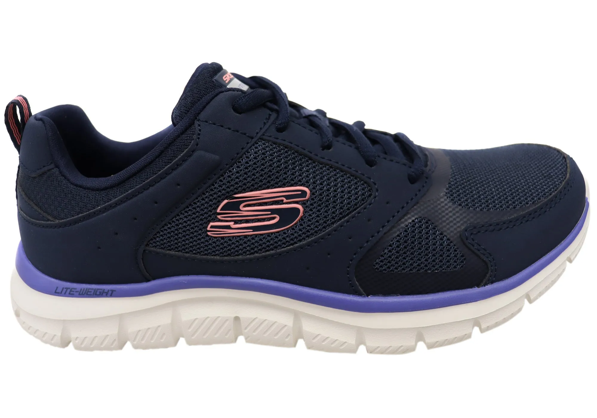 Skechers Womens Track Grand Scene Comfortable Memory Foam Shoes Double Stitched Good Fit