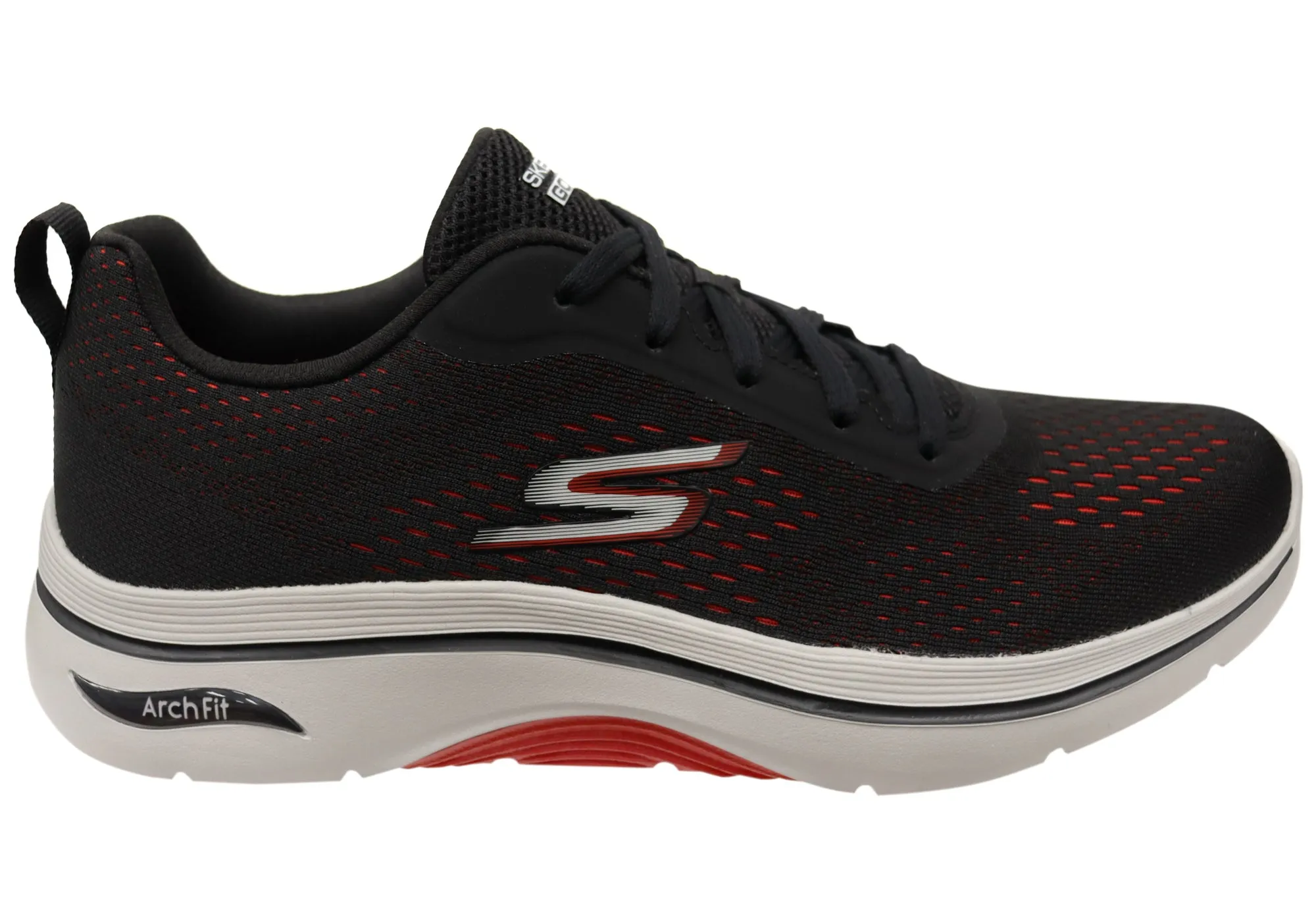 Skechers Mens GOwalk Arch Fit 2.0 Idyllic 2 Comfortable Lace Up Shoes Versatile Casual Edge