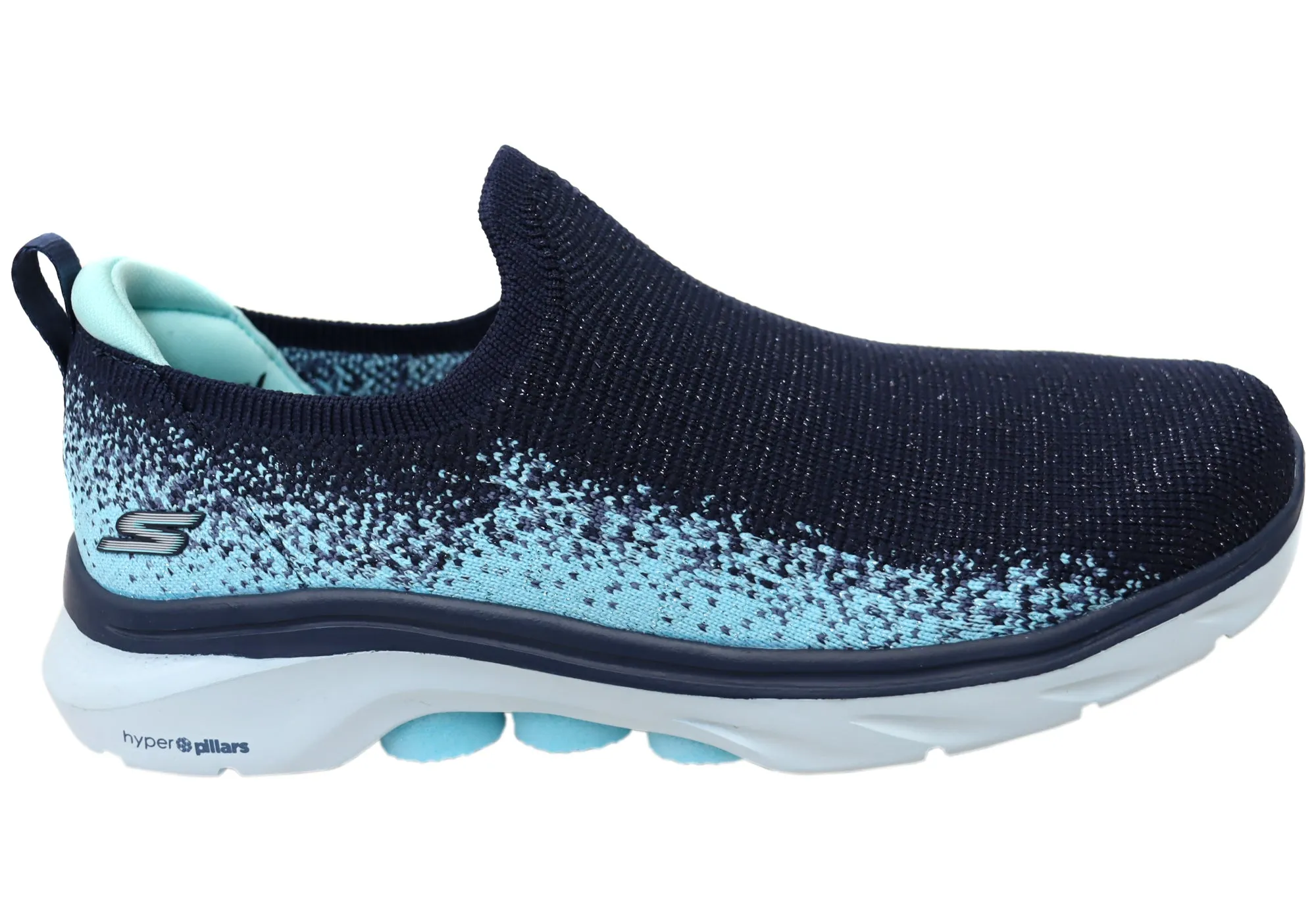Skechers Womens GOwalk 7 Zaida Comfortable Slip On Shoes Maximum Support Trend-setting ease