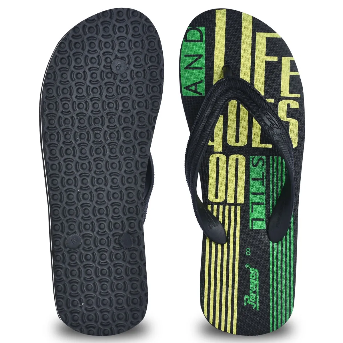 Paragon  HWK3704G Men Stylish Lightweight Flipflops | Casual & Comfortable Daily-wear Slippers for Indoor & Outdoor | For Everyday Use Outdoor Relaxation