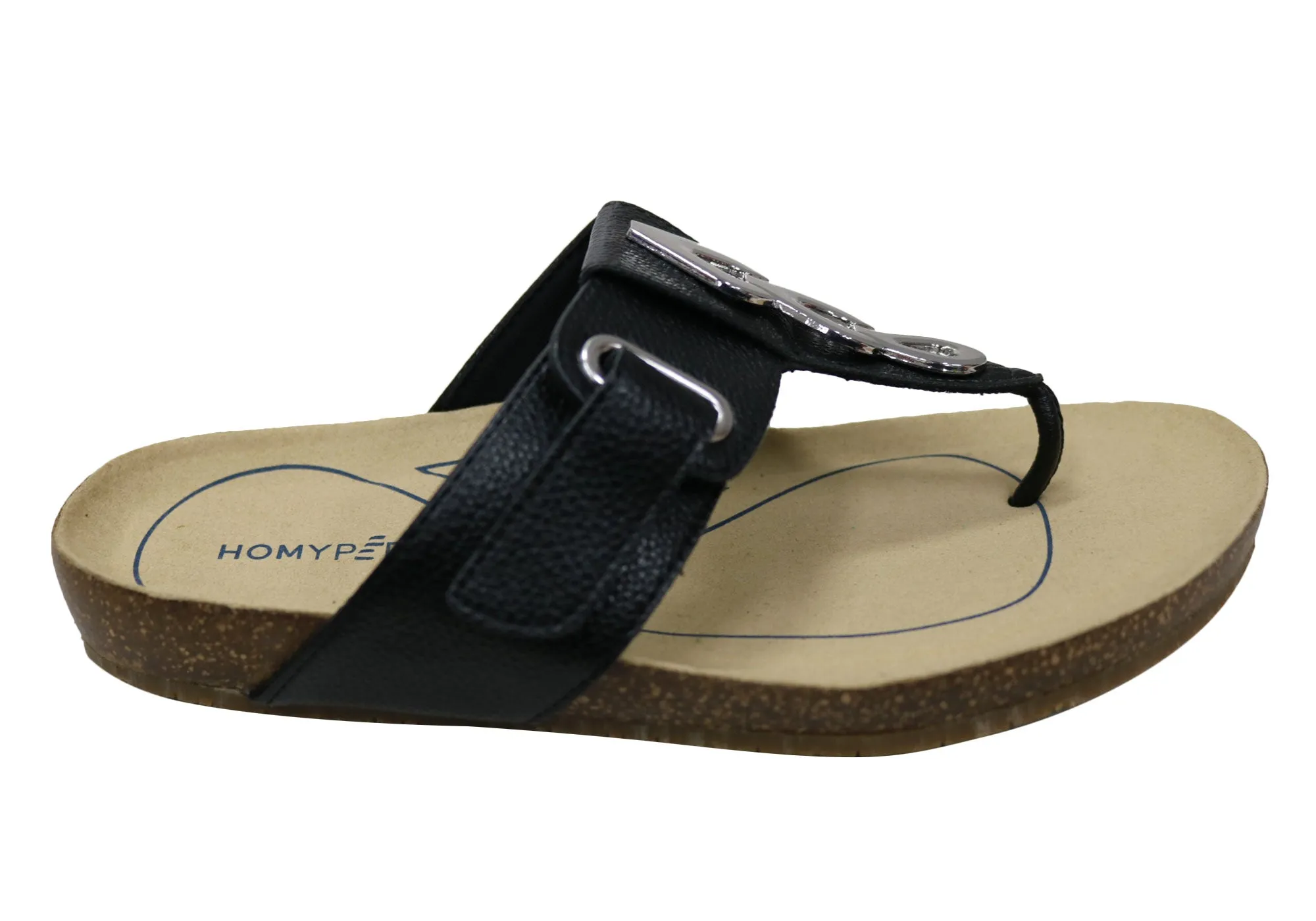 Homyped River Womens Comfortable Supportive Wide Fit Thongs Footwear for Traveling