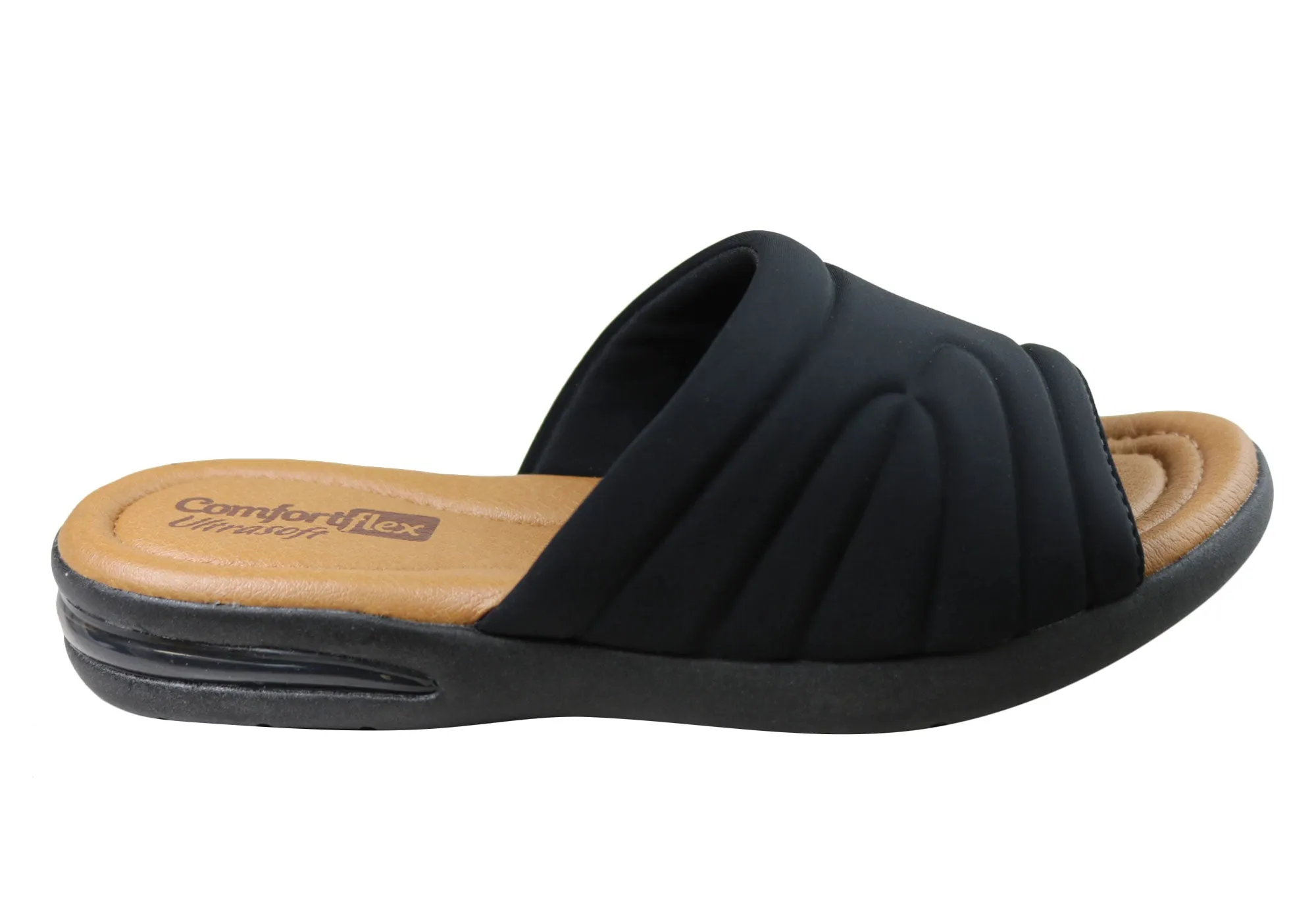 Comfortflex Laurel Womens Comfortable Slides Sandals Made In Brazil Footwear for All