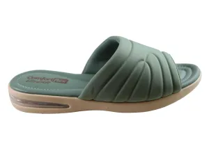Comfortflex Laurel Womens Comfortable Slides Sandals Made In Brazil Casual Style Slide Style