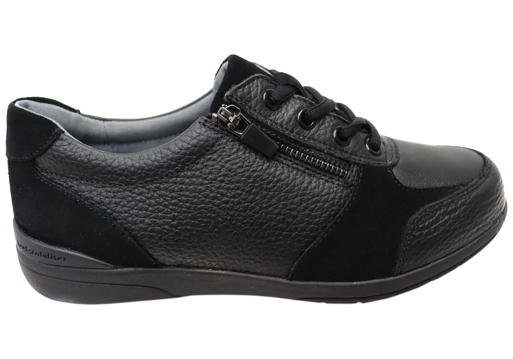 Homyped Odette Womens Supportive Comfortable Wide Width Leather Shoes Tide Hike Lightweight Outsole