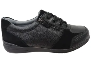 Homyped Odette Womens Supportive Comfortable Wide Width Leather Shoes waterproof ergonomic
