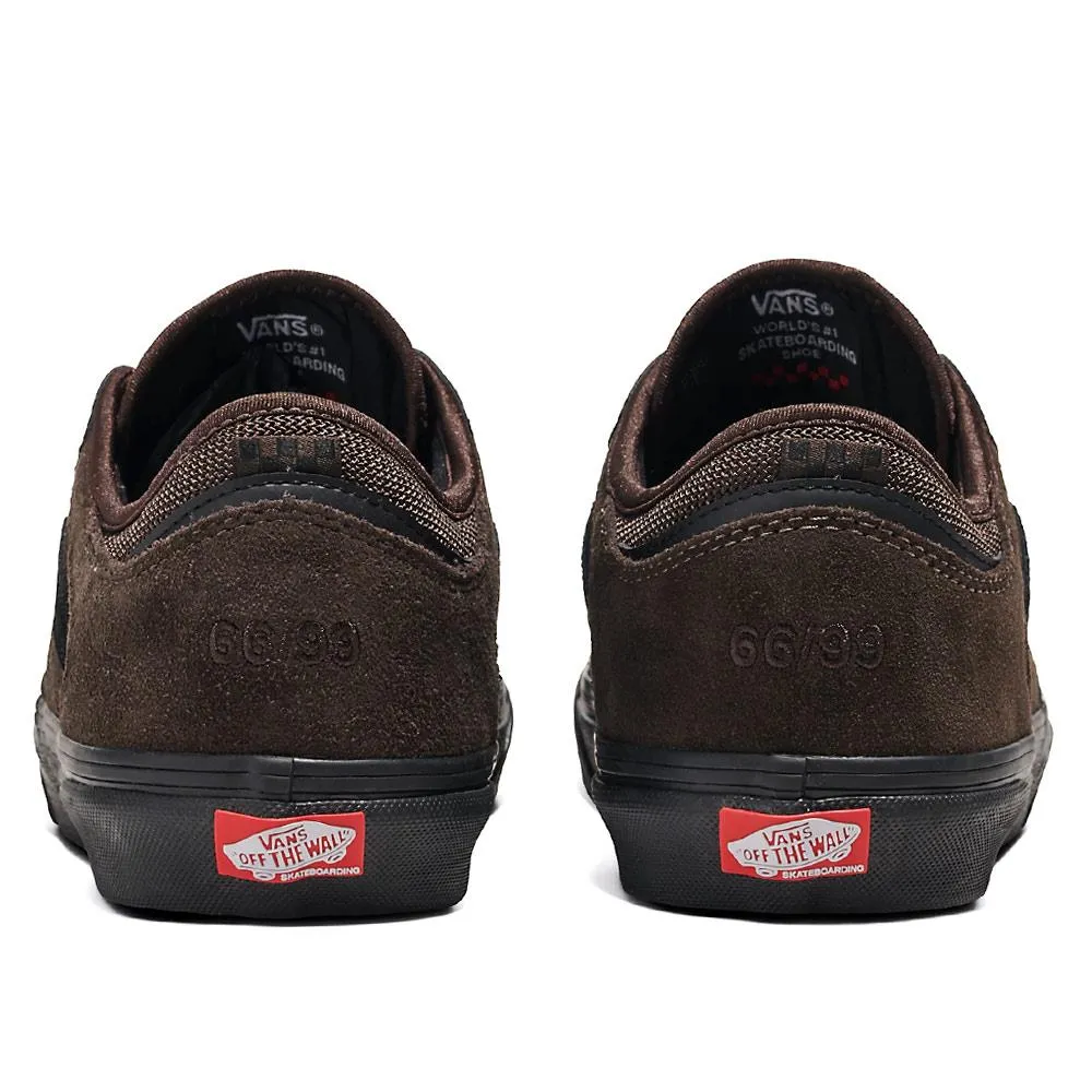 Slip Resistant All Weather Travel Must Vans Skate Rowley - Chocolate/Black
