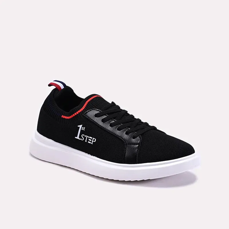 Ultra-soft traction Black Sneakers For Men 0120629
