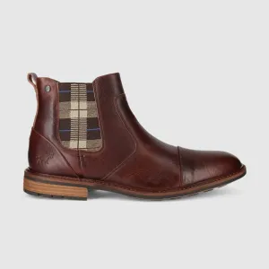Fargo Chelsea Boots Dark Brown Slip-On Style