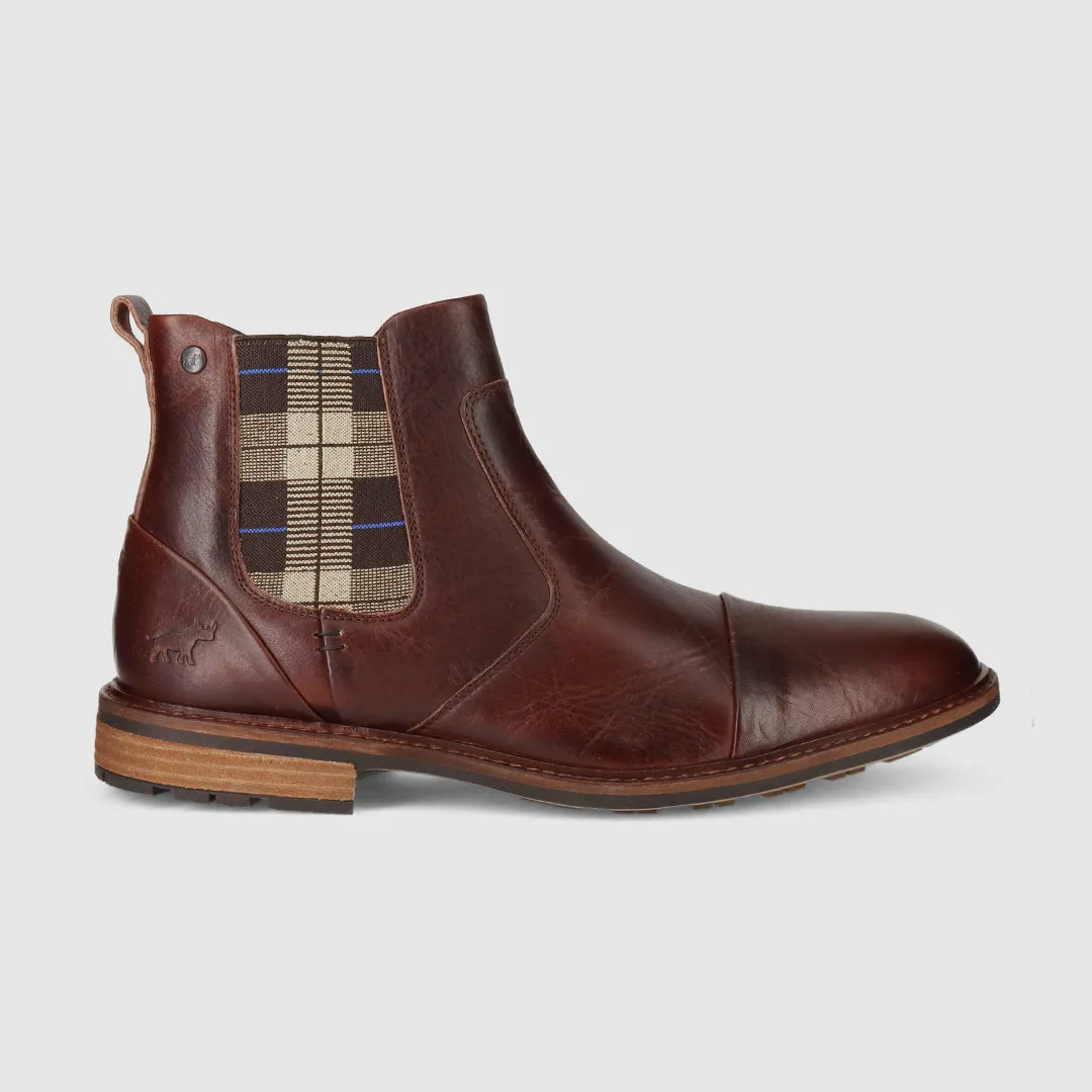 Fargo Chelsea Boots Dark Brown Slip-On Style