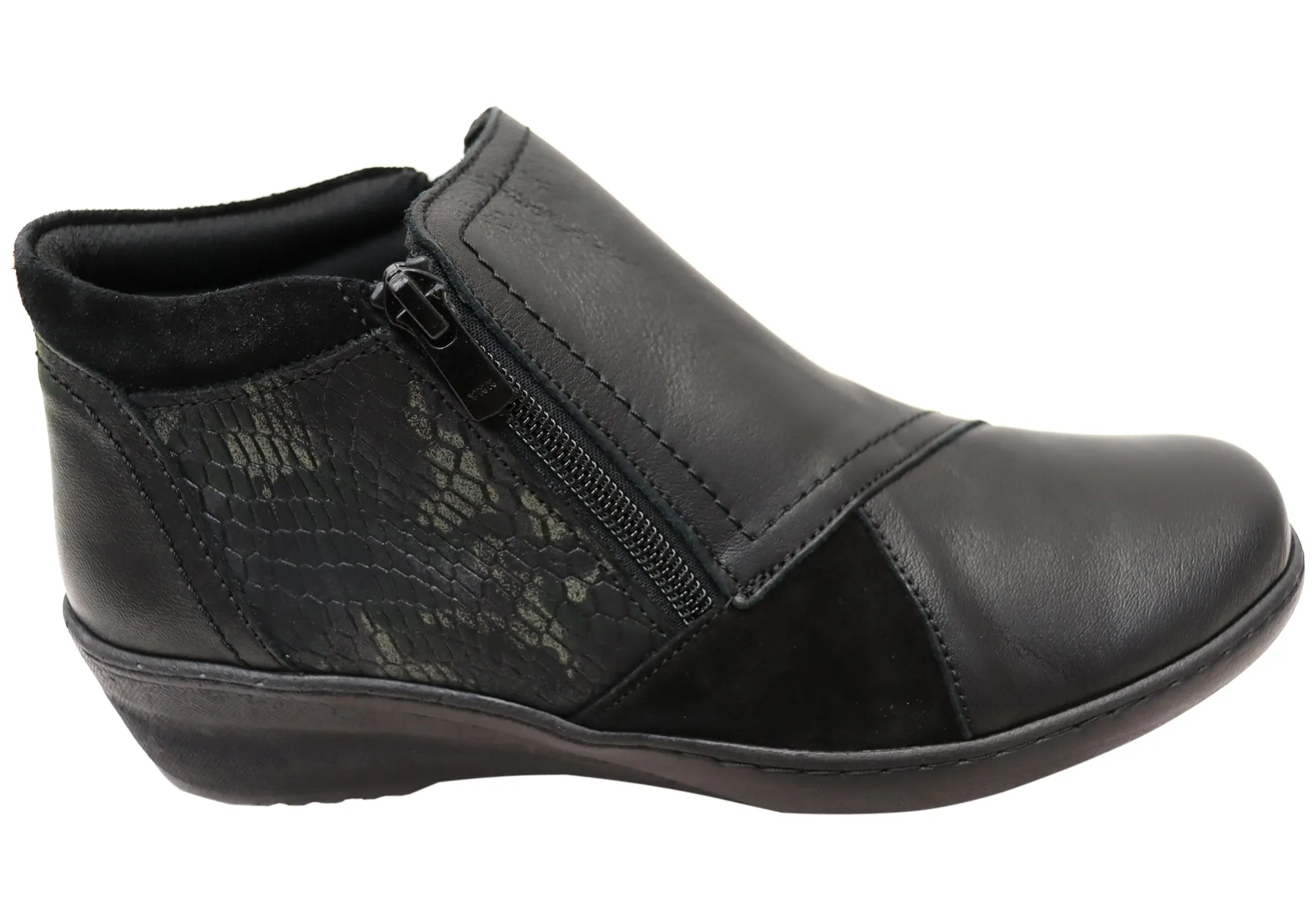 Cabello Comfort CP462-18 Womens European Comfortable Leather Boots Flexible Movement Versatile Style