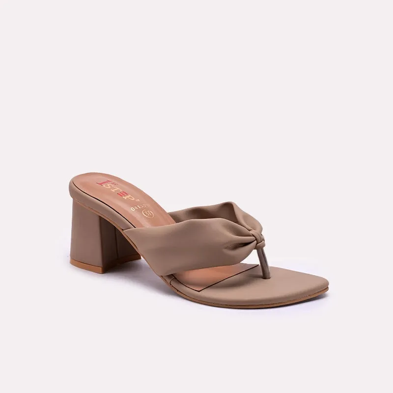 Fawn Womens Block Heel Casual Slippers 0413392 Strong Step