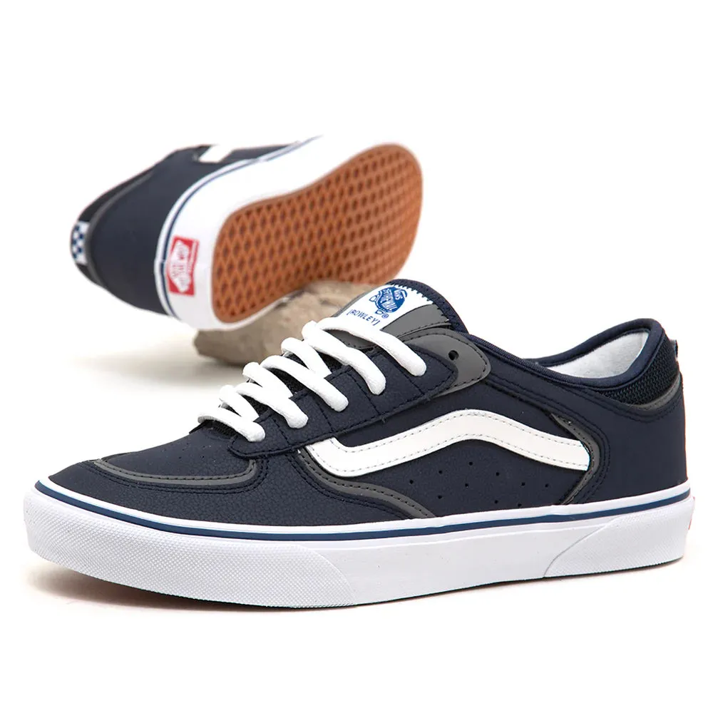 Vans Skate Rowley 25th Anniversary Pro Navy/White Arch Support Health Focused
