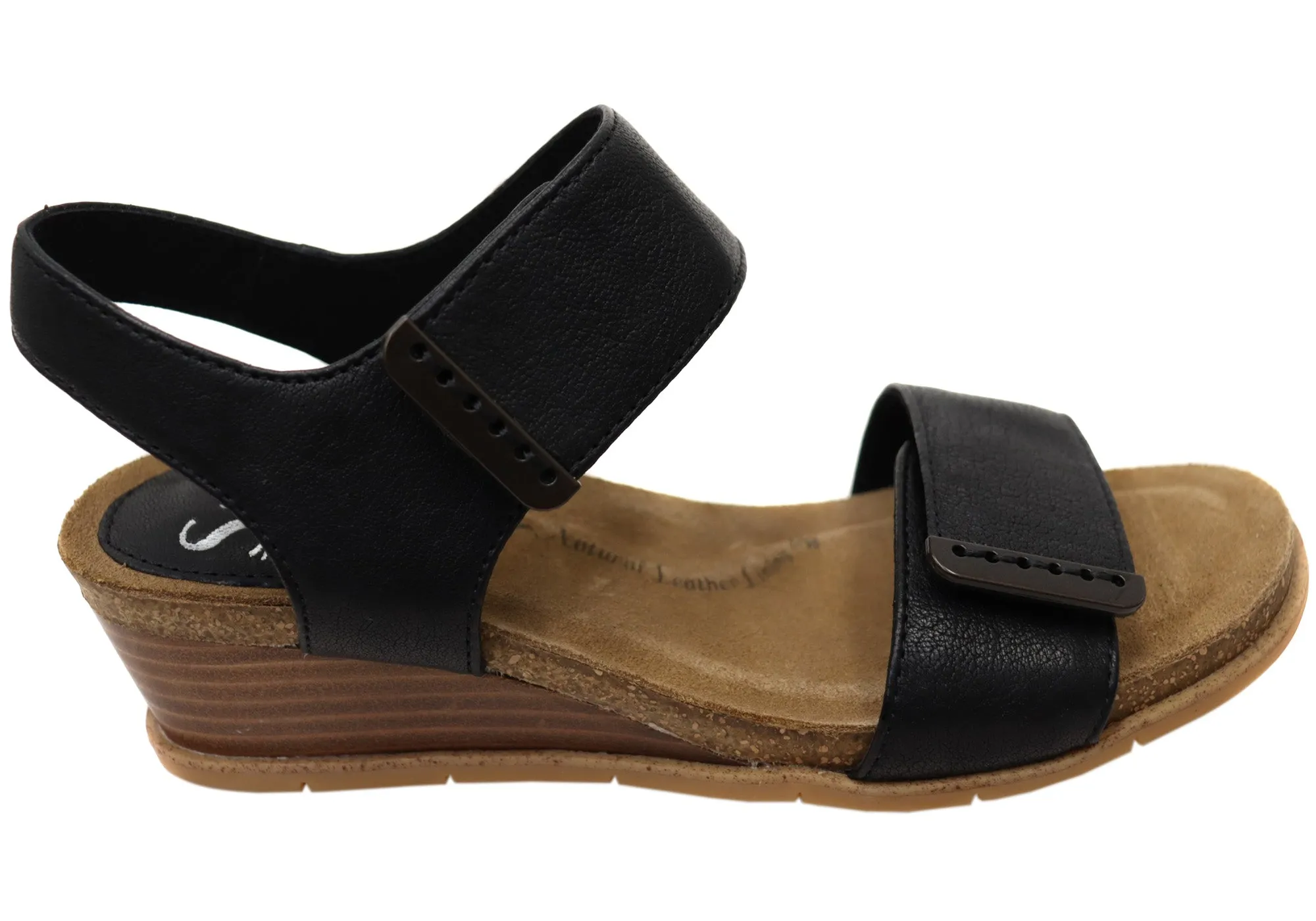 Comfortable Vacation Sandals Comfort Focused Sofft Verdi II Womens Leather Wedge Sandals With Comfort Footbed