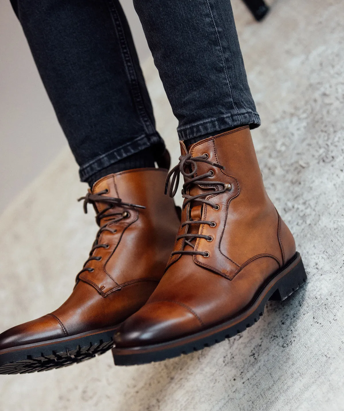 Bottines POWELL Marron Patin Style Upgrade
