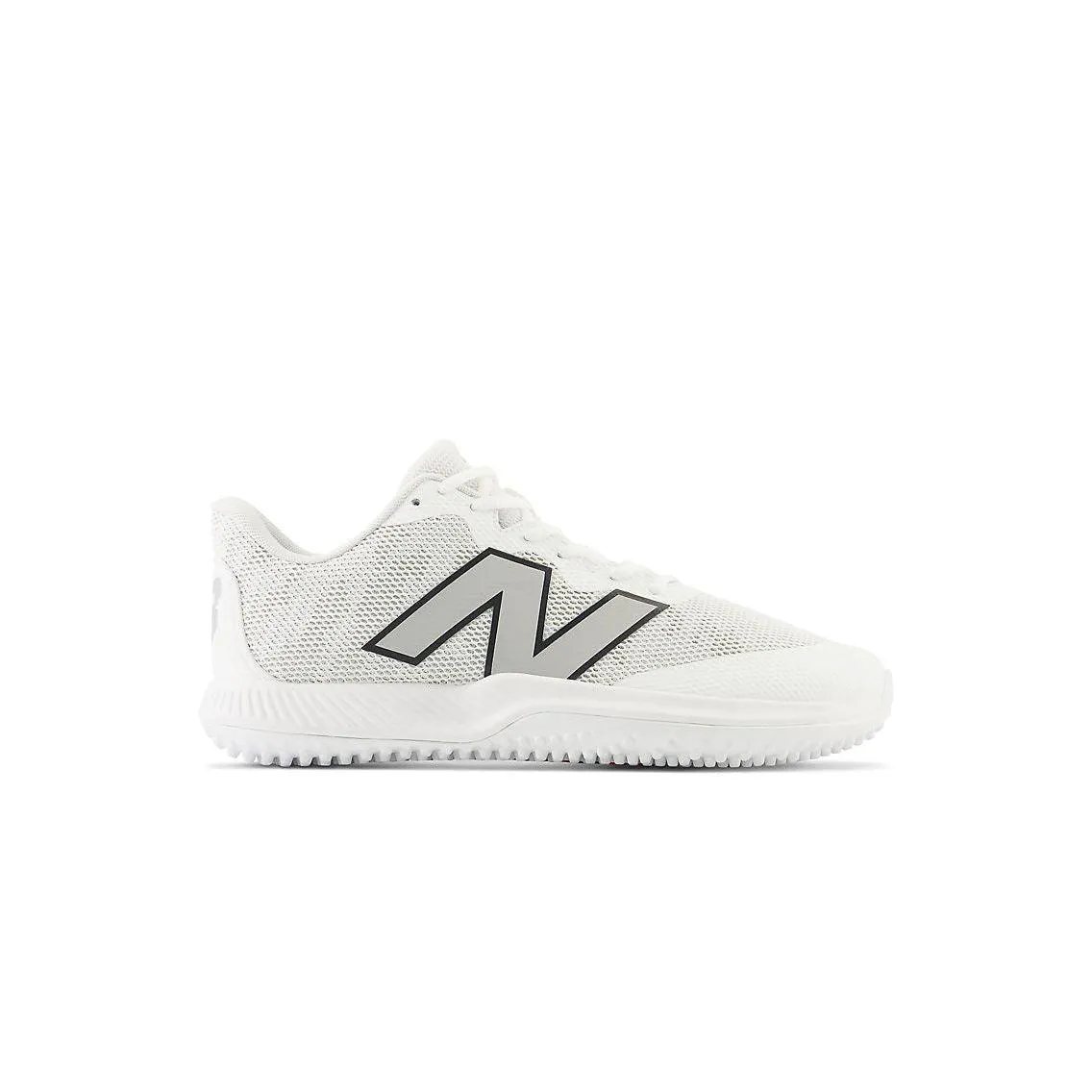 Dynamic Edge New Balance Men's FuelCell 4040 V7 Turf Baseball Shoes - Optic White / Rain Cloud - T4040W7