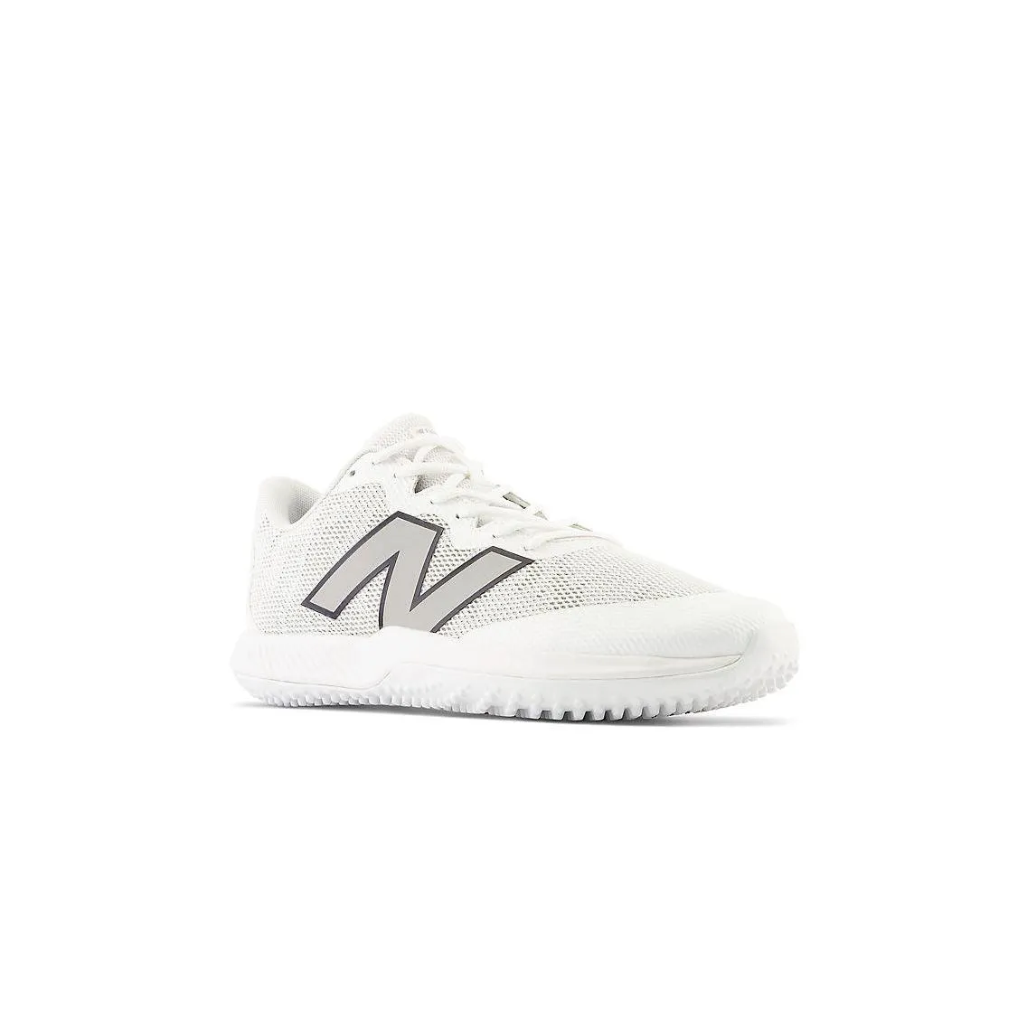Padded Comfort Wellness Seekers Color Pop New Balance Men's FuelCell 4040 V7 Turf Baseball Shoes - Optic White / Rain Cloud - T4040W7