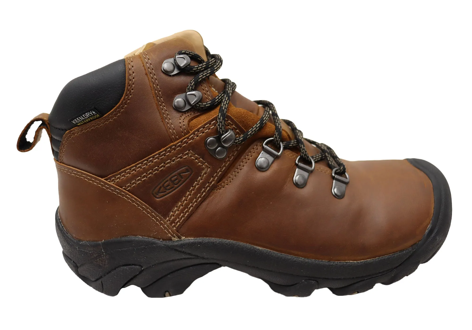 Walk Friendly Daily Wear Keen Pyrenees Mens Comfortable Wide Fit Leather Lace Up Boots