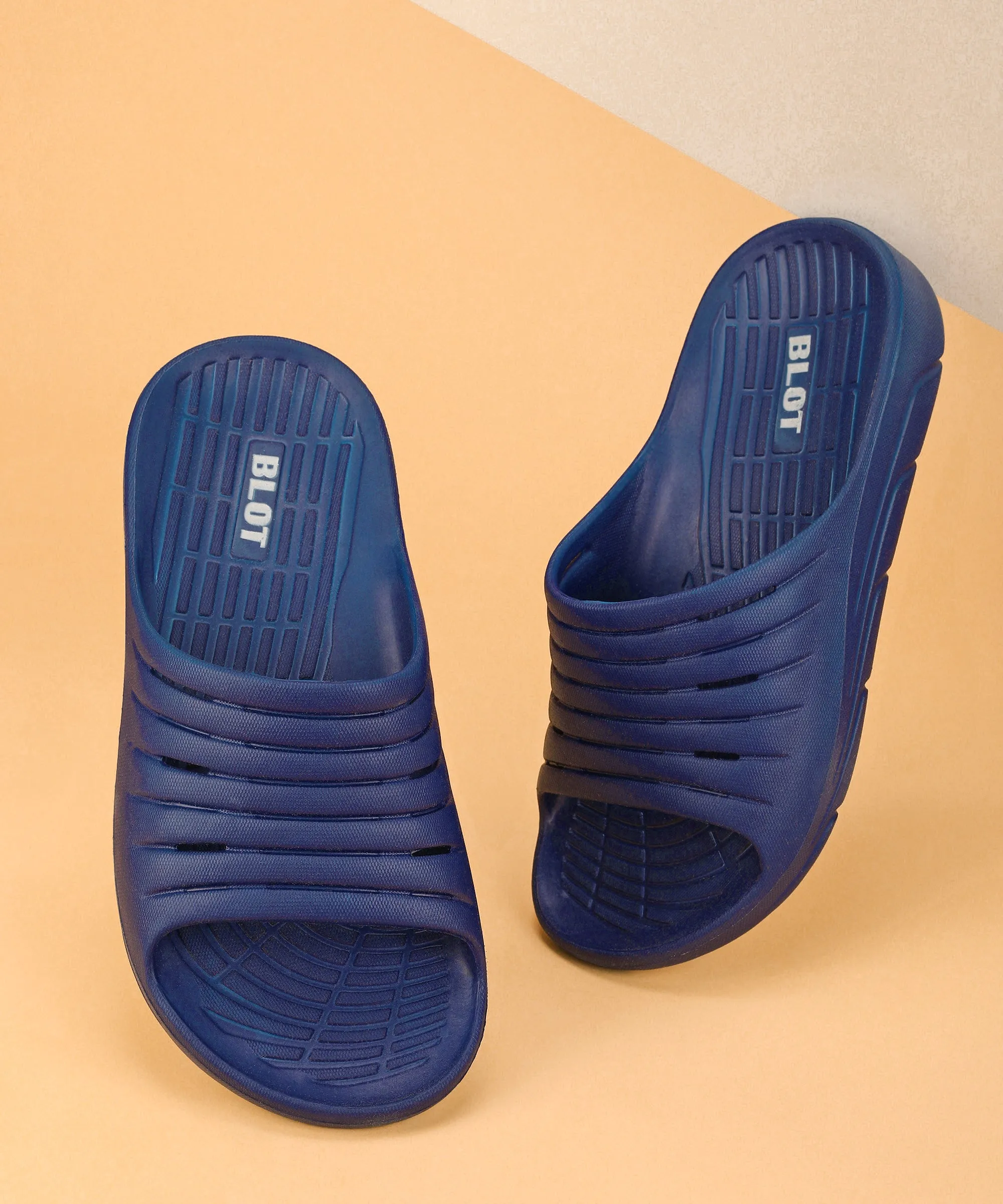 Quick Comfort Walk Paragon Blot K10910G Men Casual Sliders | Stylish Trendy Lightweight Slides | Casual & Comfortable Slippers | For Everyday Use
