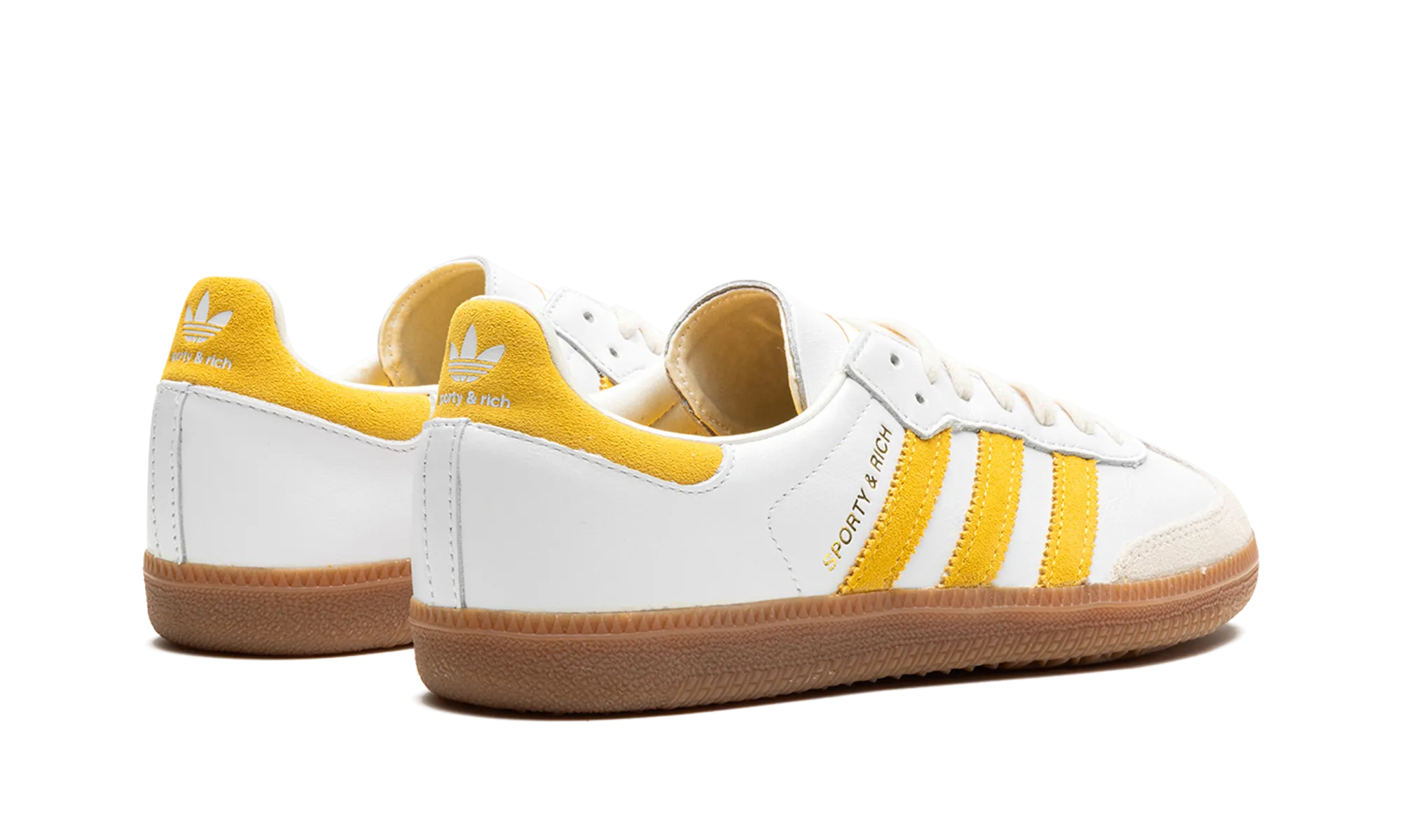 waterproof Spring Jump Samba OG "SPORTY & RICH - White Bold Gold"