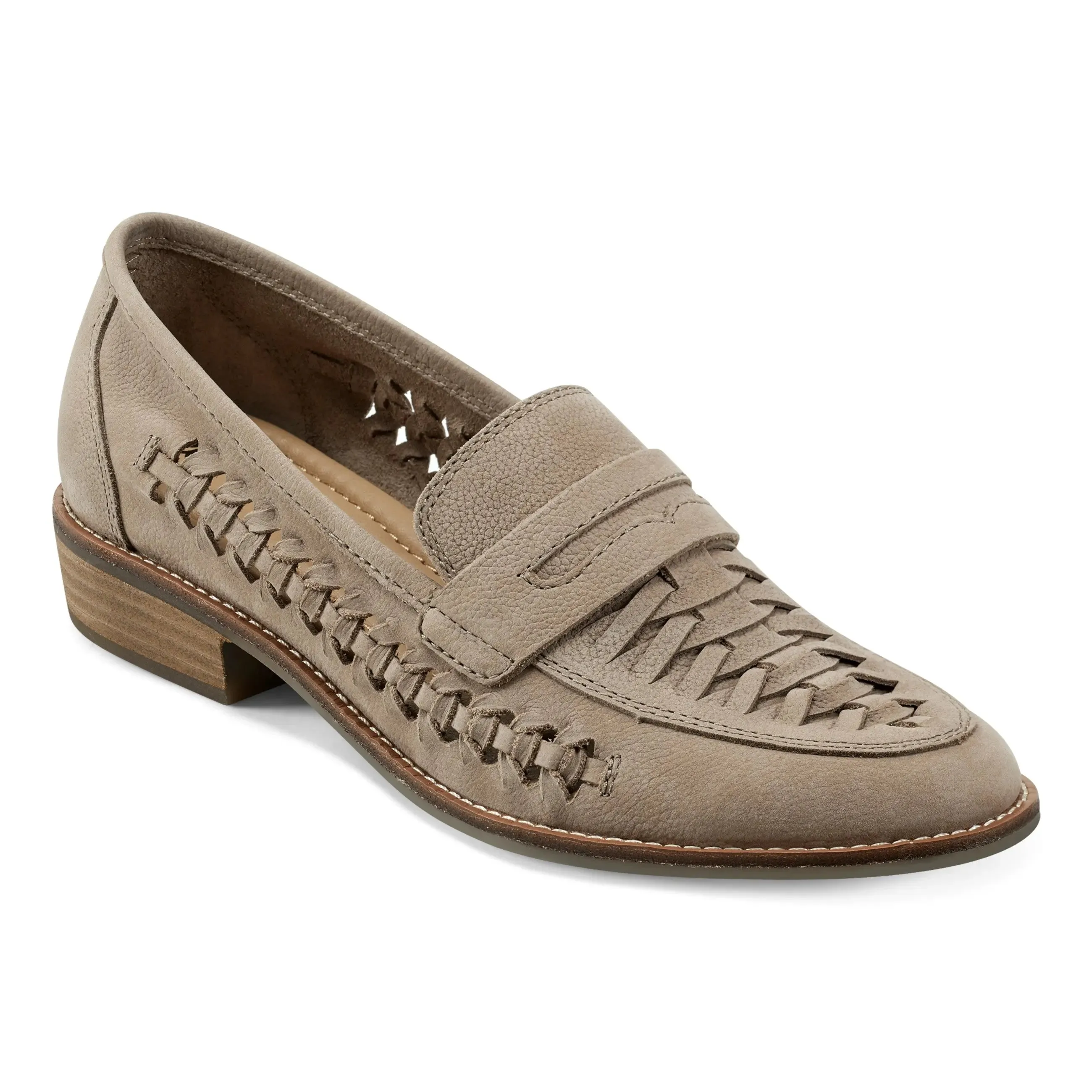 construction ergonomic Ella Round Toe Slip-on Casual Flat Loafers