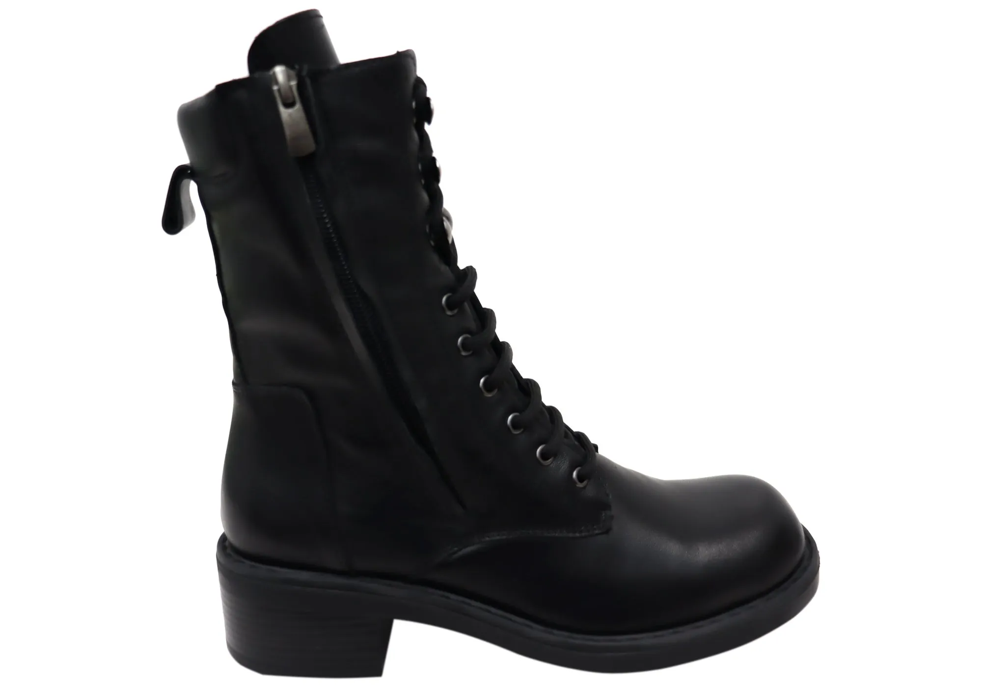 Orizonte Opal Womens European Comfortable Leather Boots Functional And Fashionable Deep Grooves