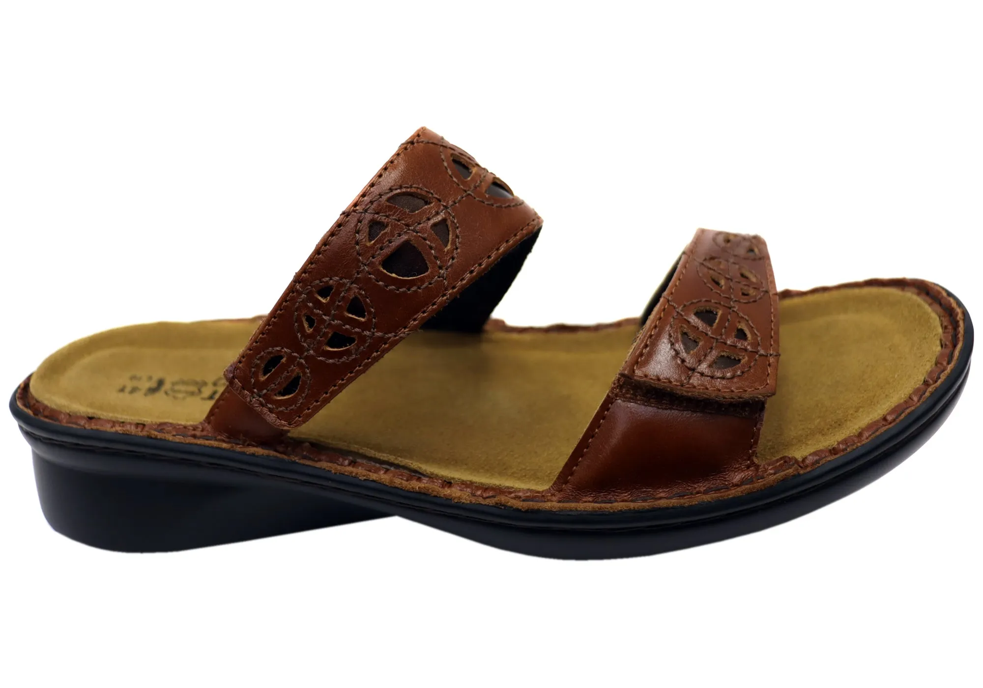 Naot Cornet Womens Comfort Wide Fit Orthotic Friendly Slide Sandals Modern Design Outdoor Flats