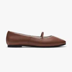 Travel Flats - Brown Easy on Wind Safe
