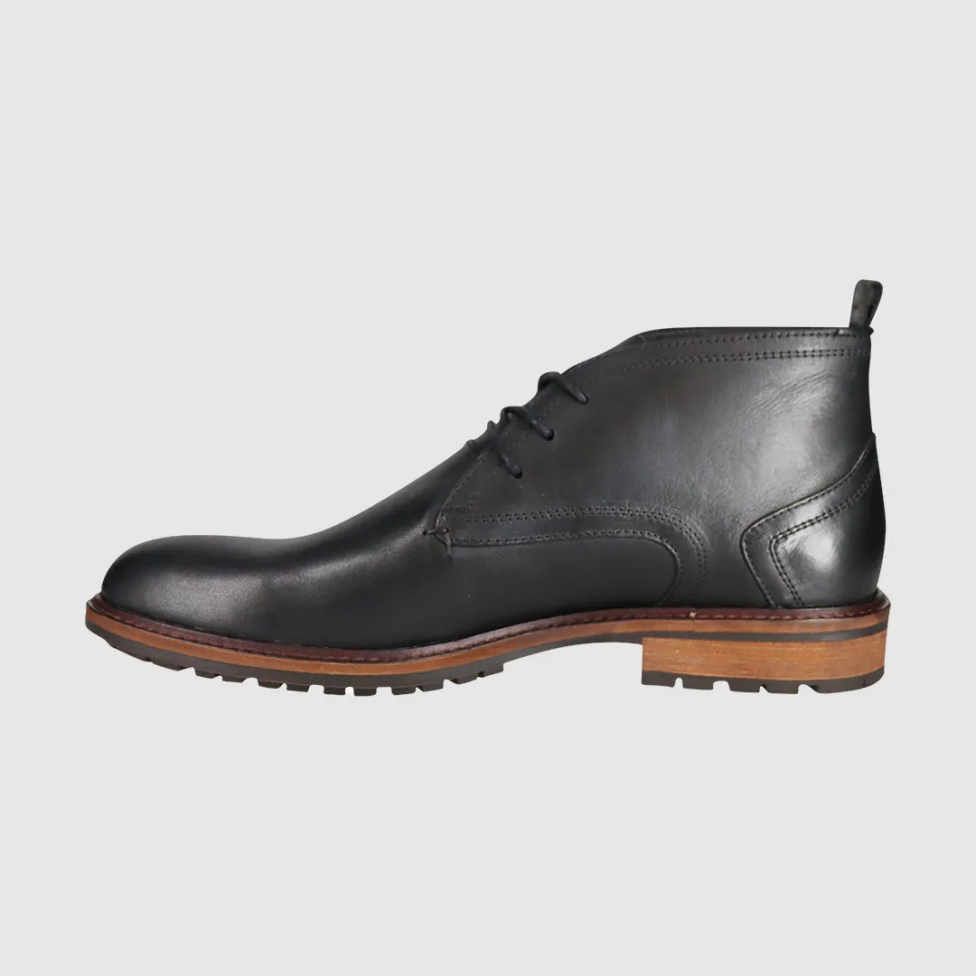 Fern Lace Up Boots Black Avant Mood