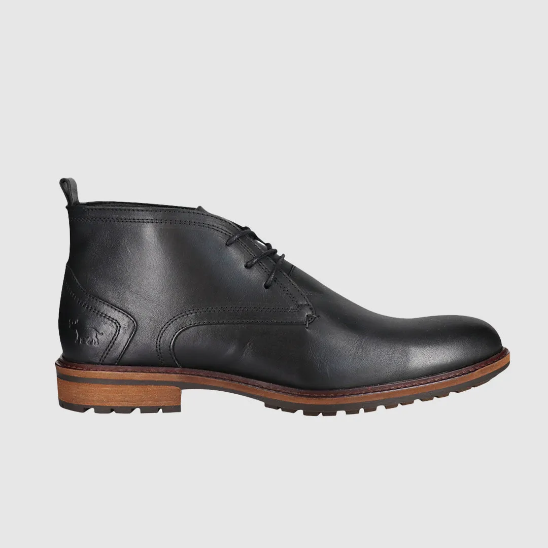 City Trek Fern Lace Up Boots Black