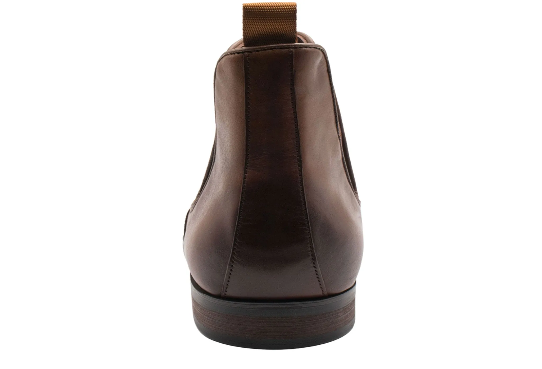 Centenario Chestnut Chelsea Boots Runway Glow