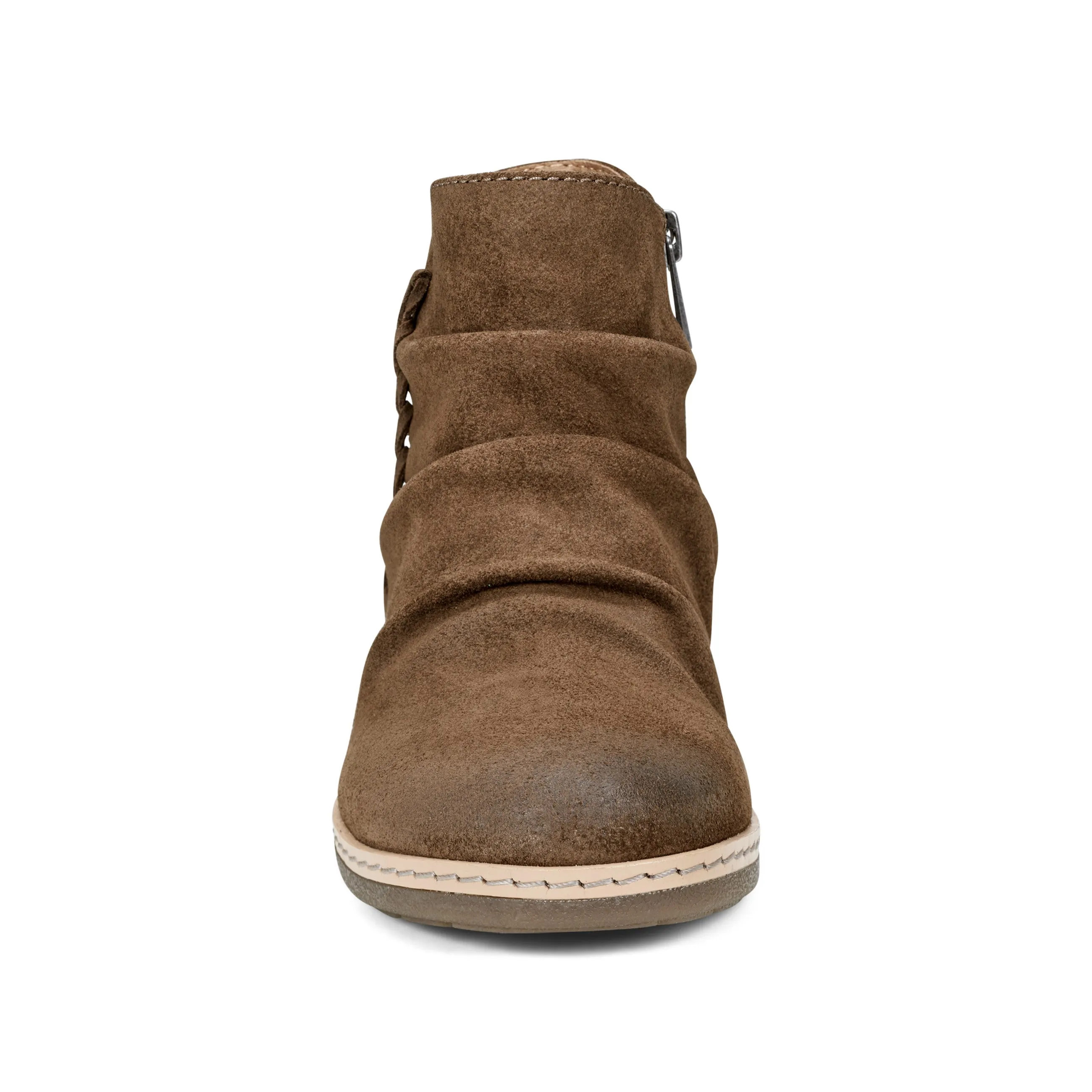 Wool Warm Muscle Aid Hilaree Water Repellent Round Toe Ruched Casual Booties