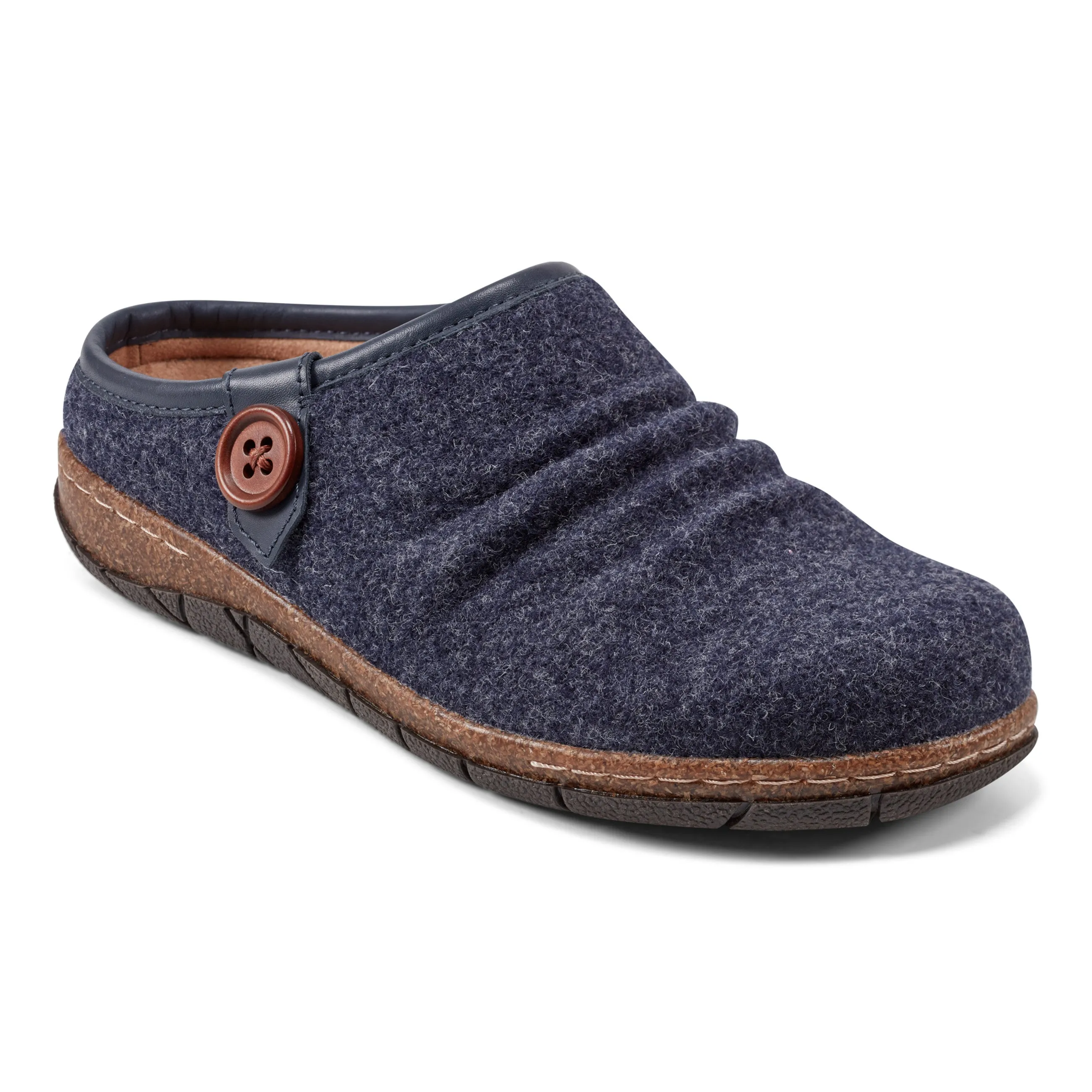 Fast Run Cold Tone Enchant Round Toe Slip-on Casual Clogs