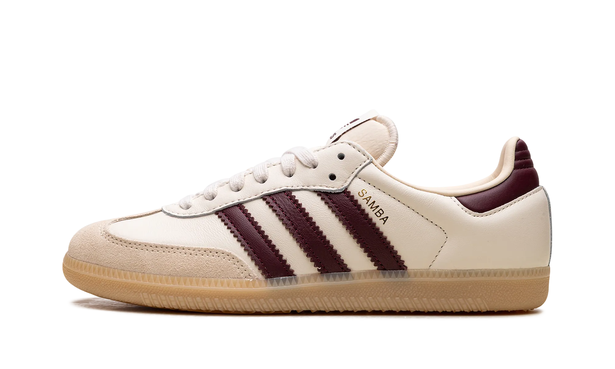 Samba OG "Cream White / Burgundy" Stride Bold