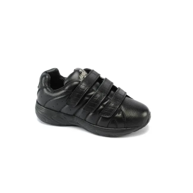 Neutral Pronation Support Walk Utility Answer2 558-1 Black - Men's Athletic Walking Shoes